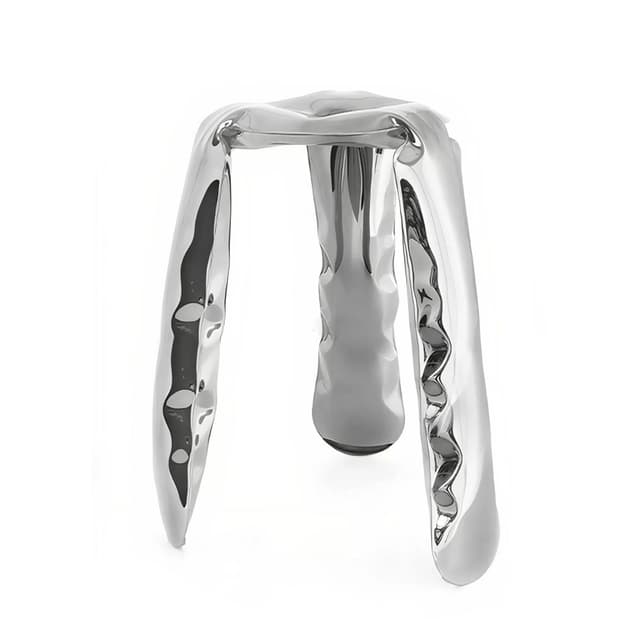 Stołek PLOPP inox, srebrny 65 cm, Zieta Studio - WYMIARY