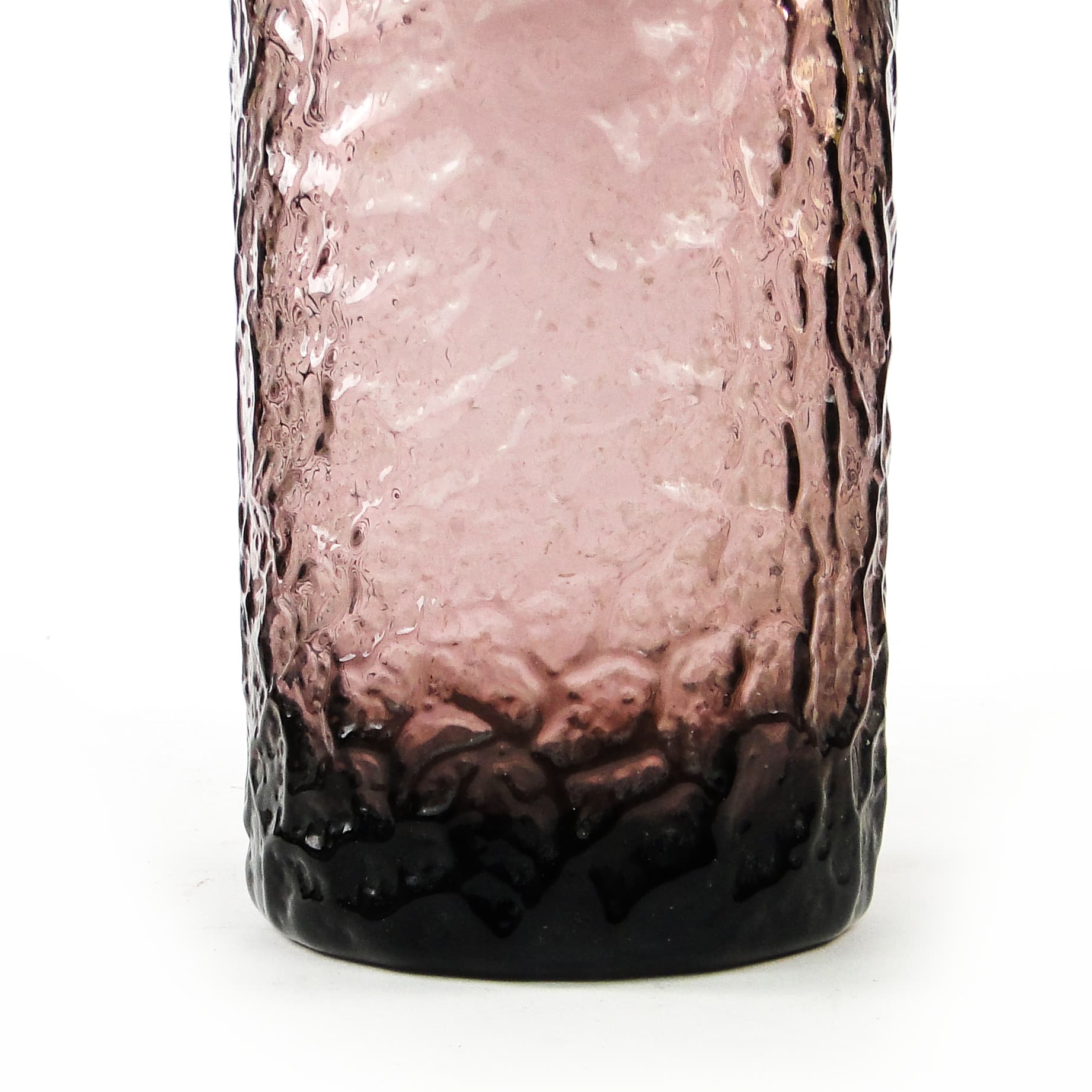 Water jug, modernism, amethyst glass, by W. Sarnecki, Poland, 1970s. - 109478