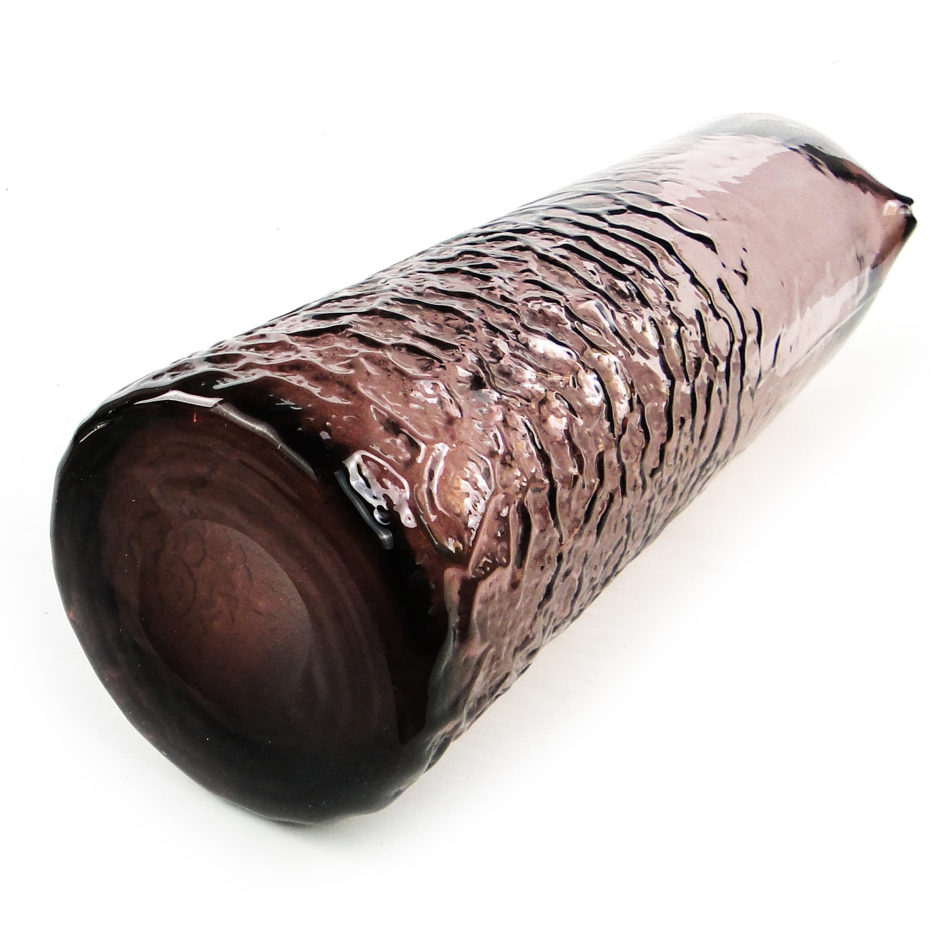 Water jug, modernism, amethyst glass, by W. Sarnecki, Poland, 1970s. - 109483