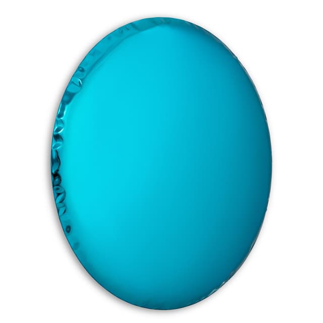 OKO wall mirror blue 95 cm, Zieta Studio - DIMENSION