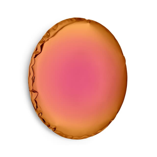 Lustro ścienne OKO Transitions pomarańczowo-różowe 95 cm, Zieta Studio - WYMIARY