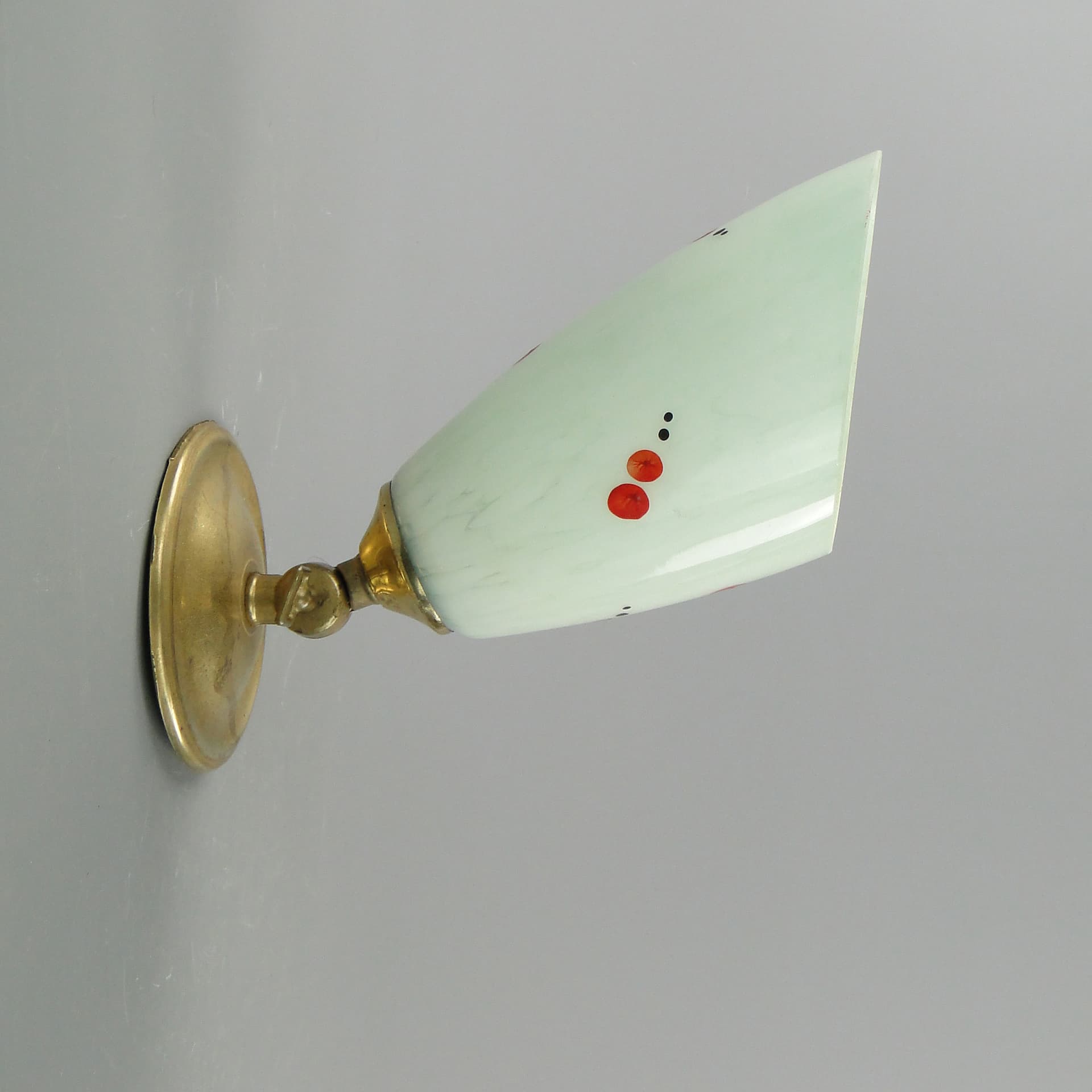 Kinkiet Pop Art, multicolor, szkło, Polska, lata 60. - 7807