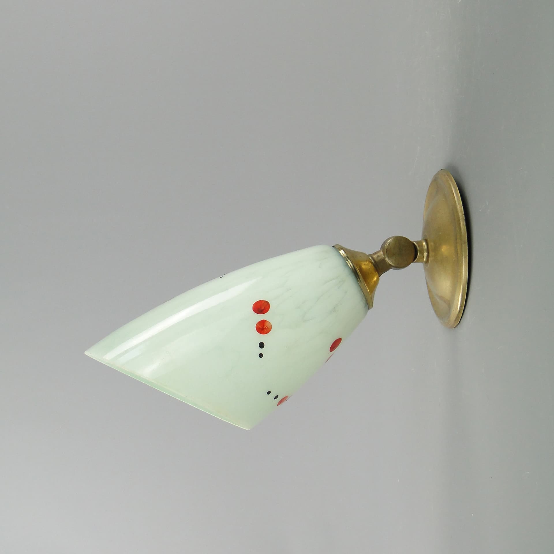 Kinkiet Pop Art, multicolor, szkło, Polska, lata 60. - 7806