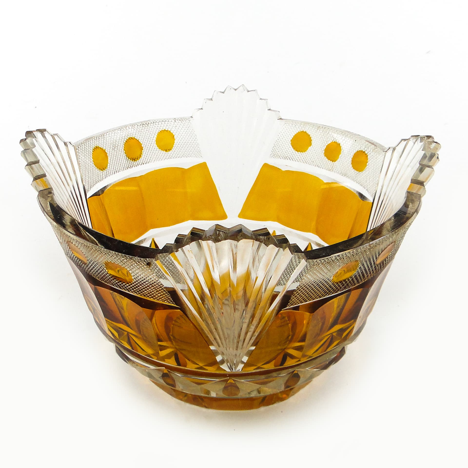 Patera Mid Century Modern, kryształ, Polska, lata 70. - 109539