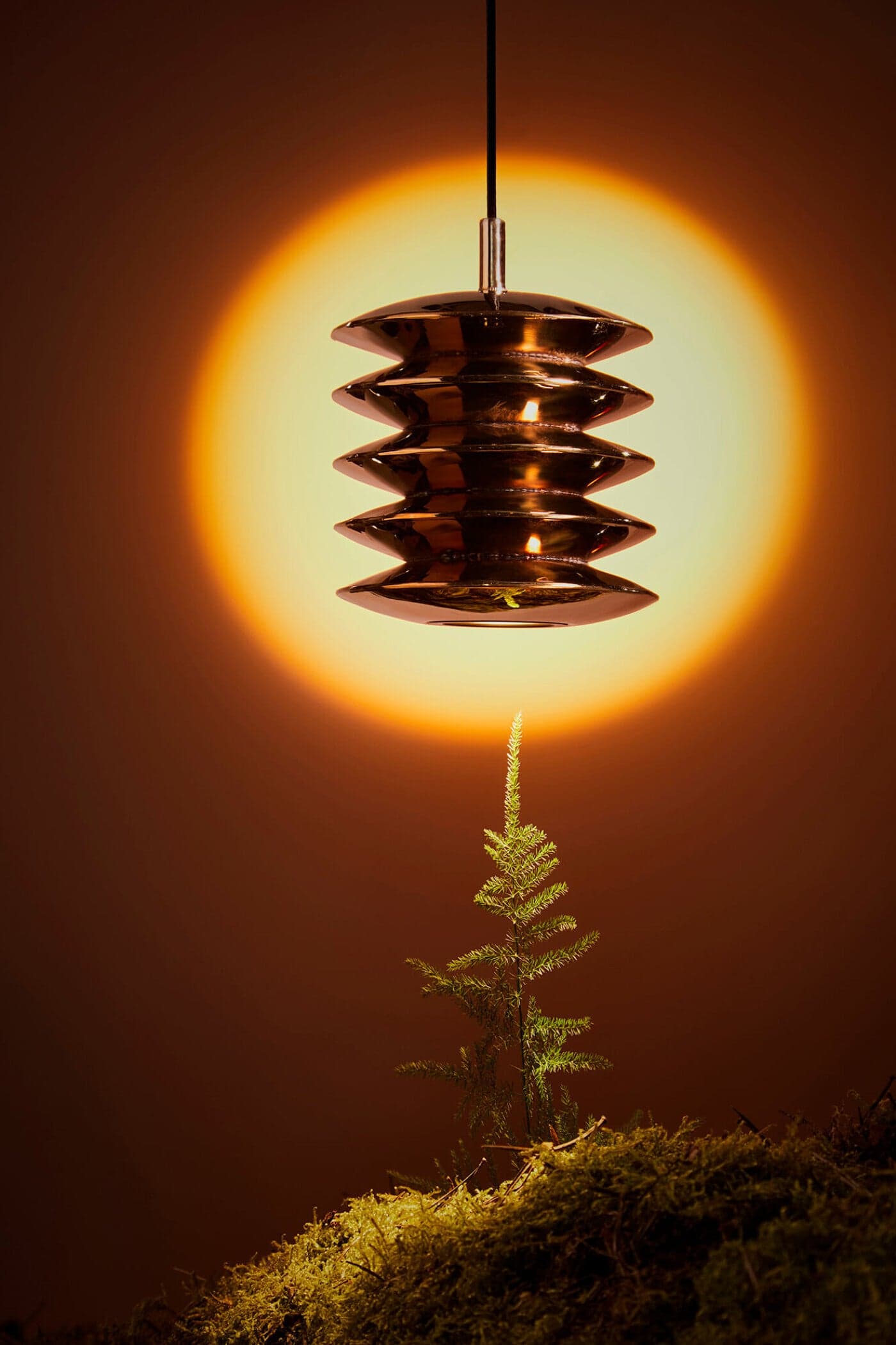 Pendant lamp HARMONICA silver 3000K, Zieta Studio - 119619