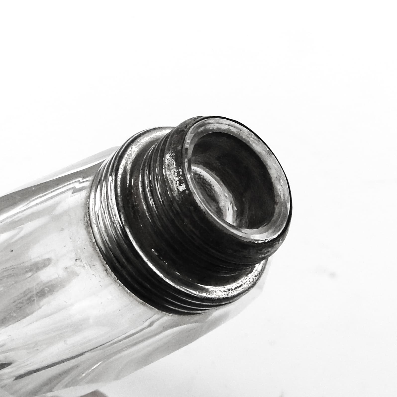 Art Deco hip flask, crystal, France, 1930s - 109553