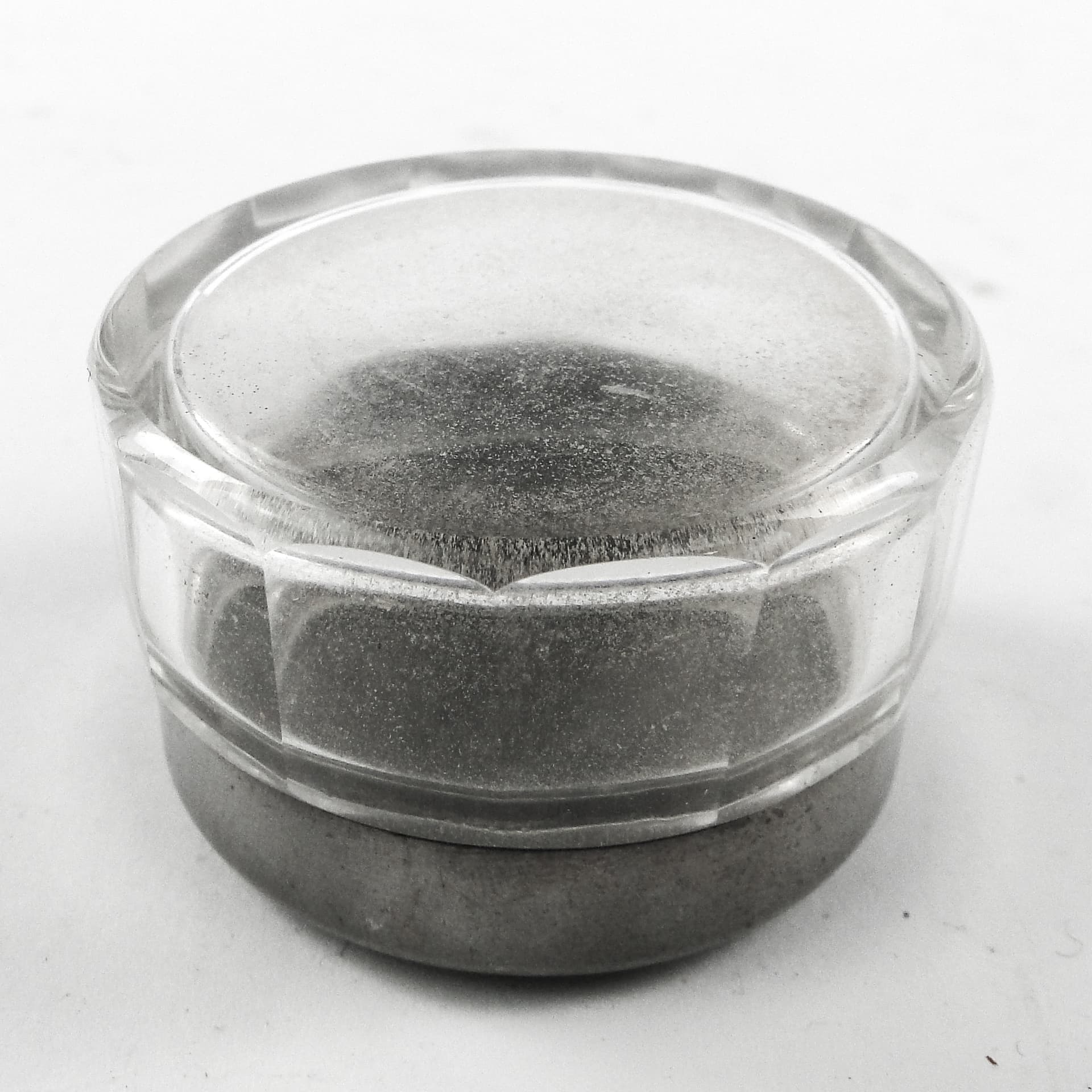 Pigularz Art Deco, kryształ, miedź srebrzona, Polska, lata 30. - 109567