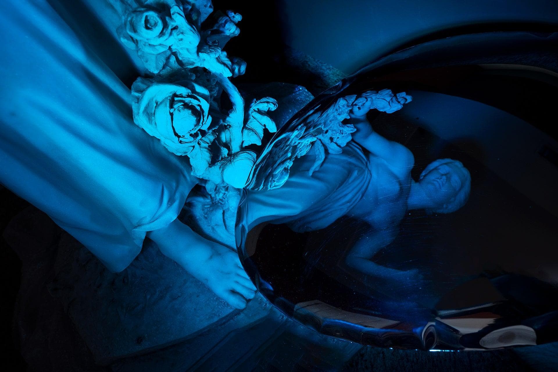 Wall mirror TAFLA O stainless steel silver O5, Zieta Studio - 119514