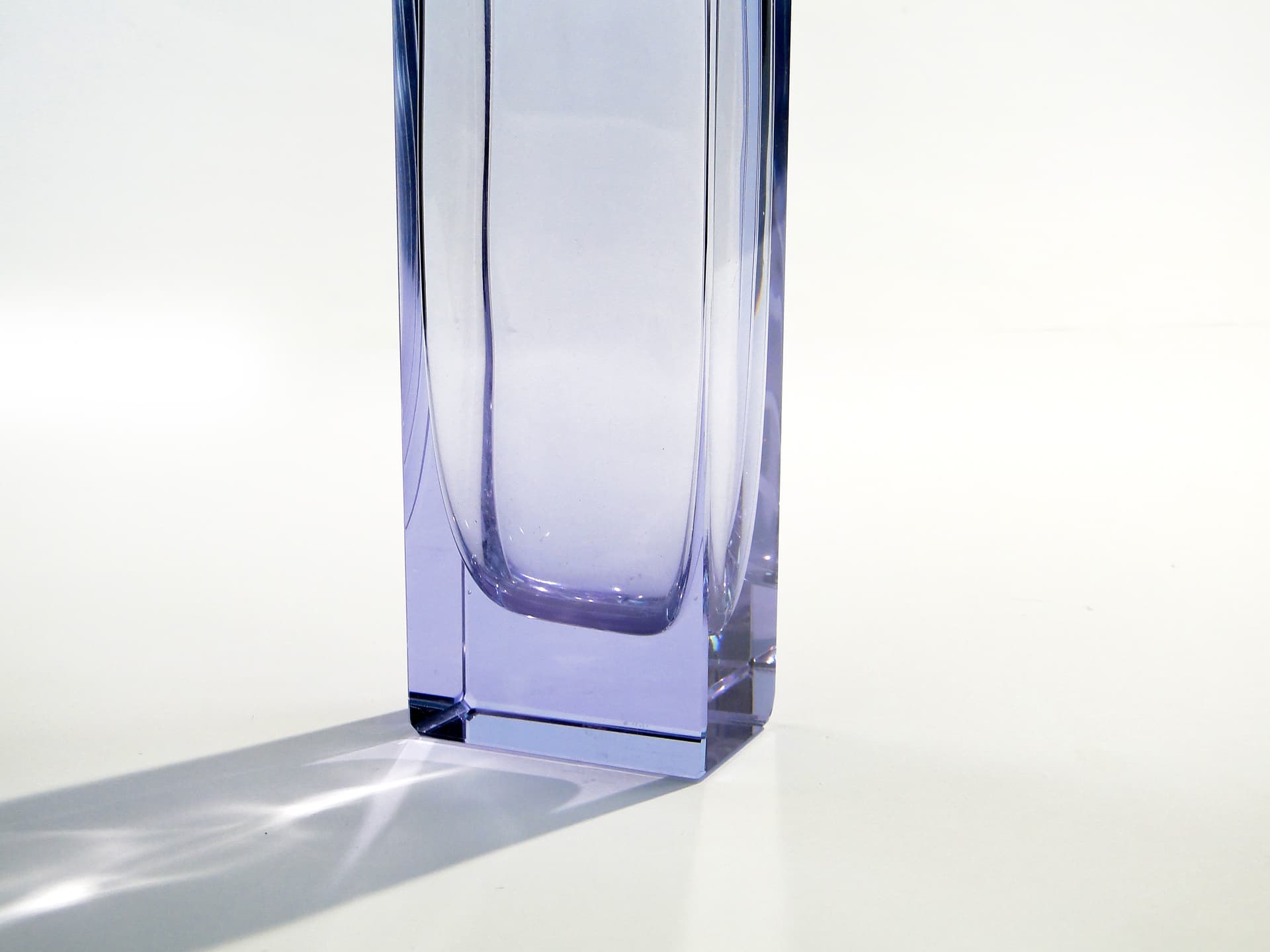 Wazon, fiolet, kryształ, Niemcy, lata 50. - 7823