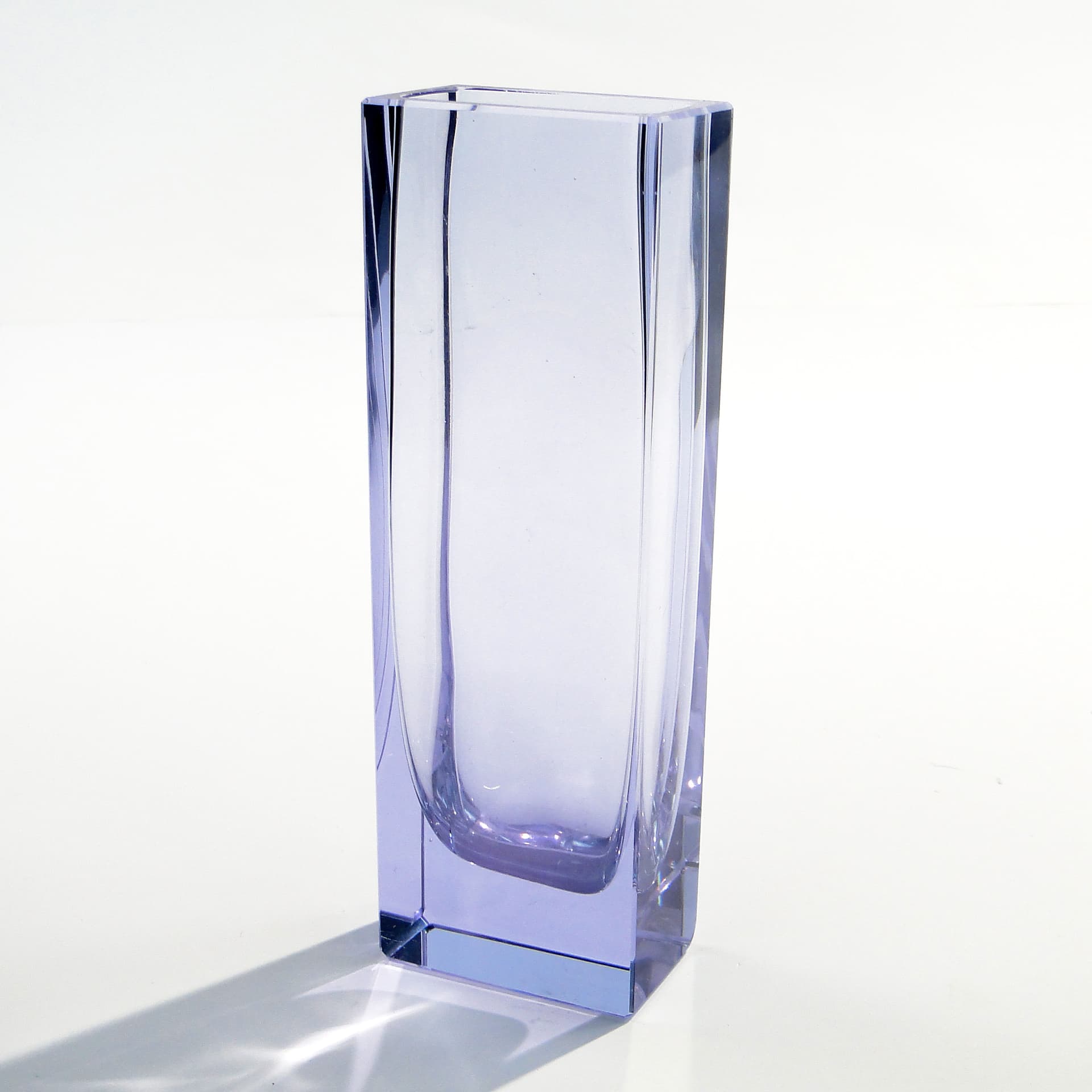 Wazon, fiolet, kryształ, Niemcy, lata 50. - 7819