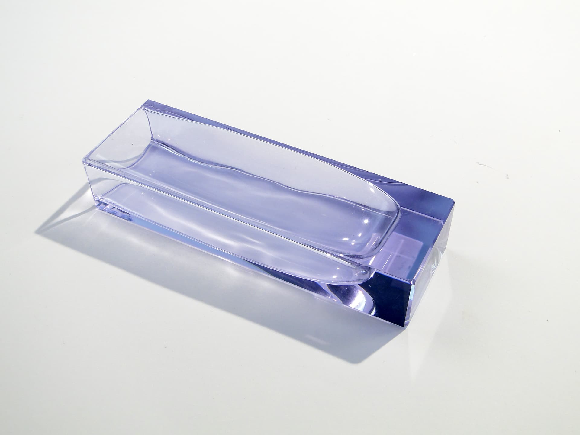 Wazon, fiolet, kryształ, Niemcy, lata 50. - 7824