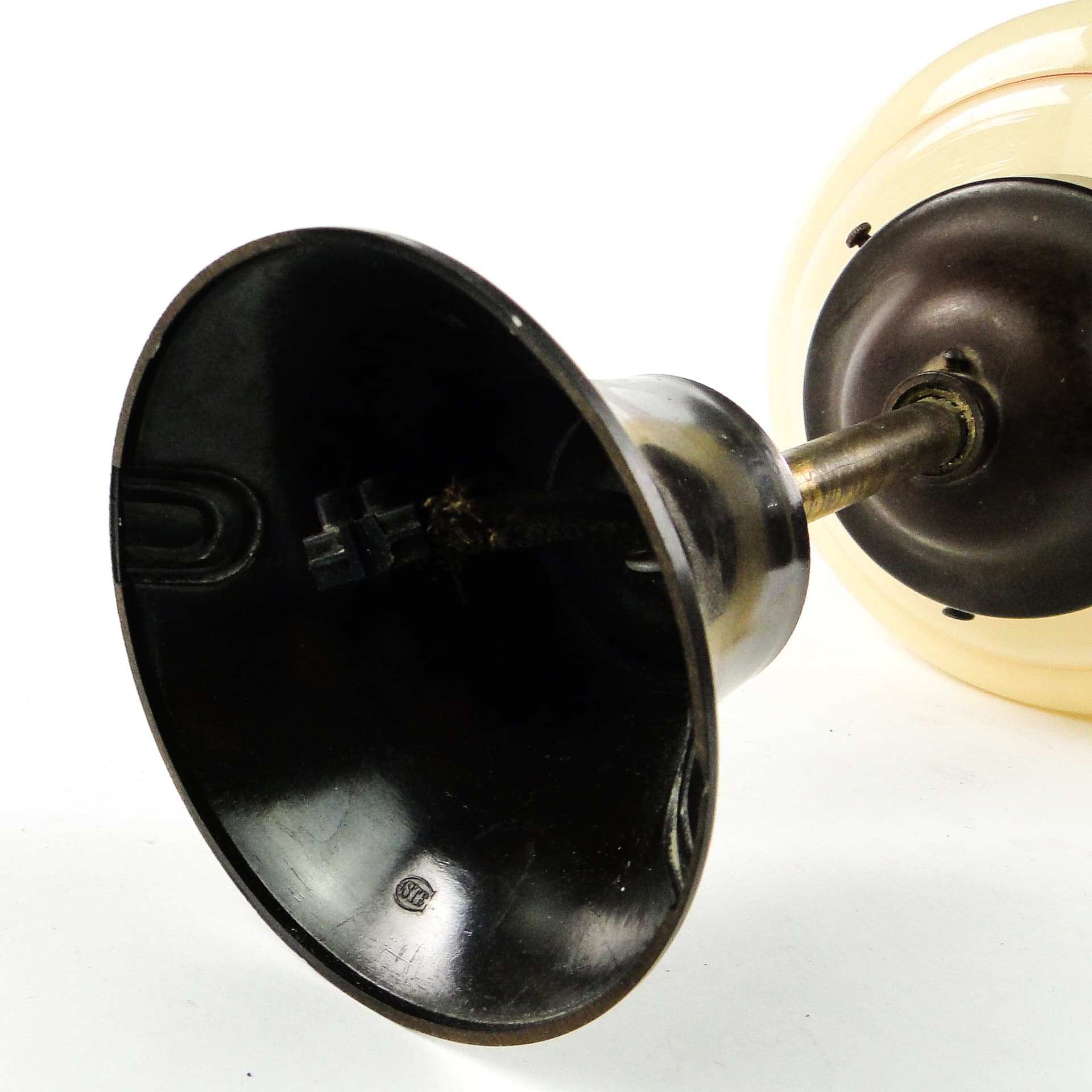 Art Deco ceiling lamp, double-layered glass, Germany, 1930s. - 109671