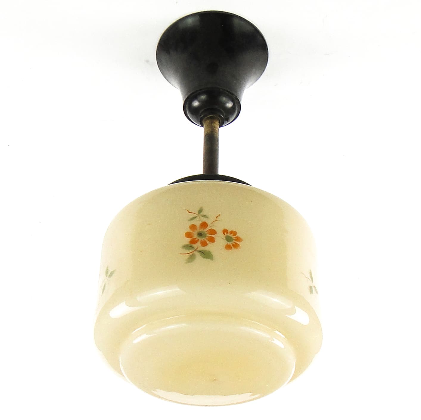 Art Deco ceiling lamp, double-layered glass, Germany, 1930s. - 109666