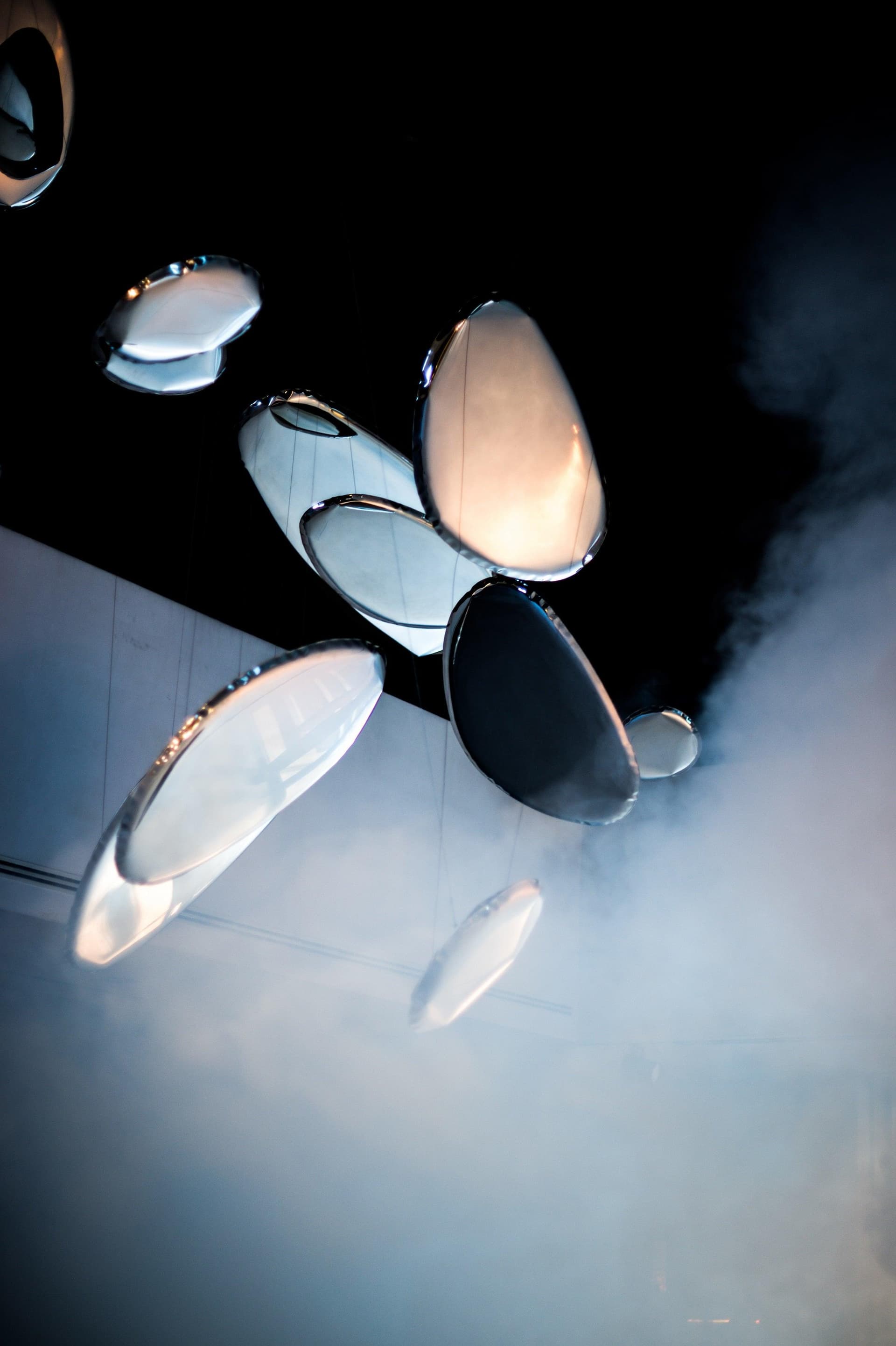 TAFLA O wall mirror, steel, silver, O1, Zieta Studio - 119294