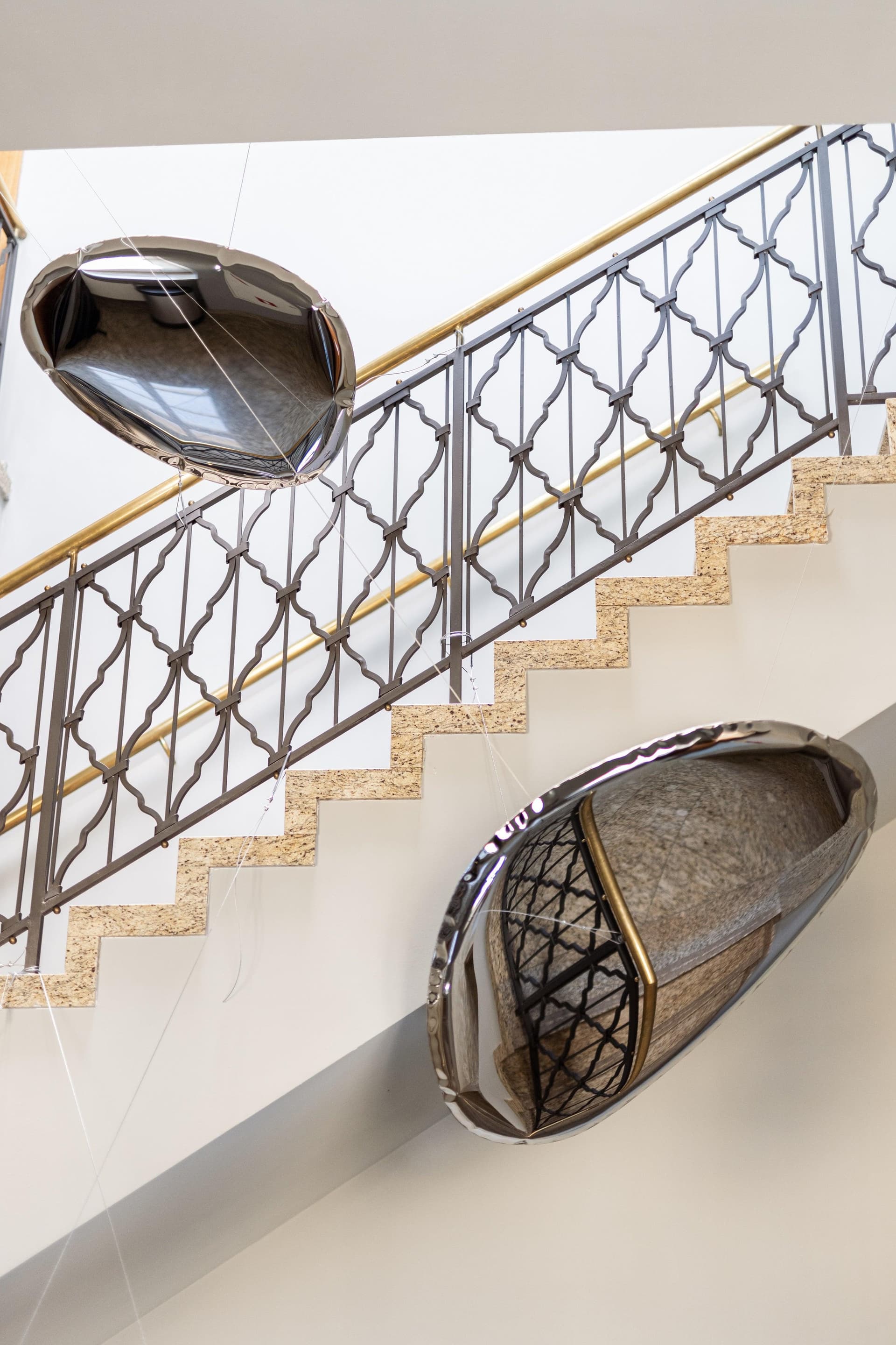 TAFLA O wall mirror, steel, silver, O1, Zieta Studio - 119297