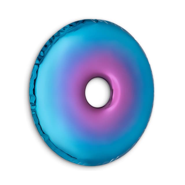 Lustro ścienne RONDO Transitions niebiesko-fioletowe, 95 cm, Zieta Studio - WYMIARY