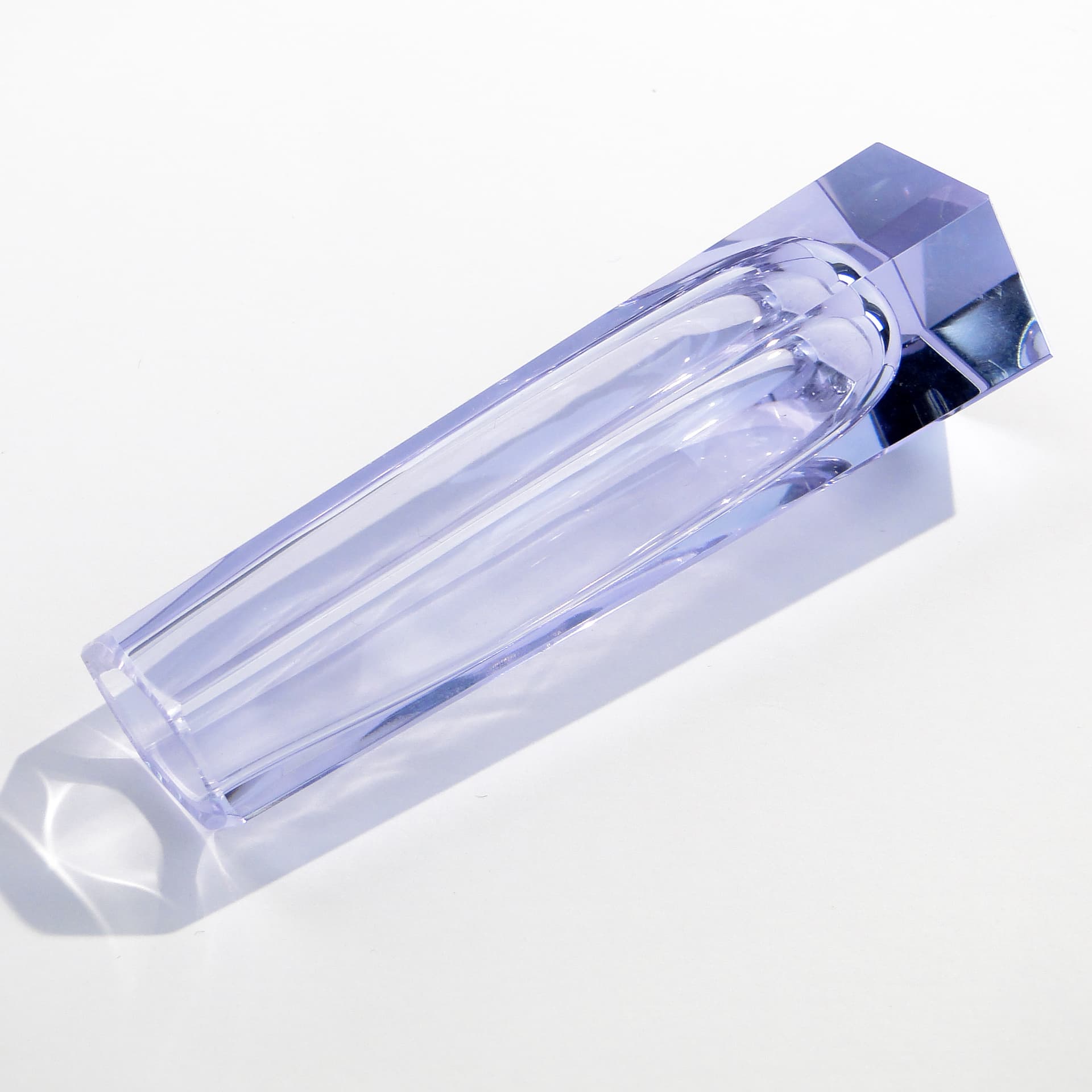 Wazon, violet, kryształ, Niemcy, lata 50. - 7829