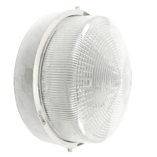 Industrial ceiling lamp, plastic metal, Poland, 1970s. - DIMENSION