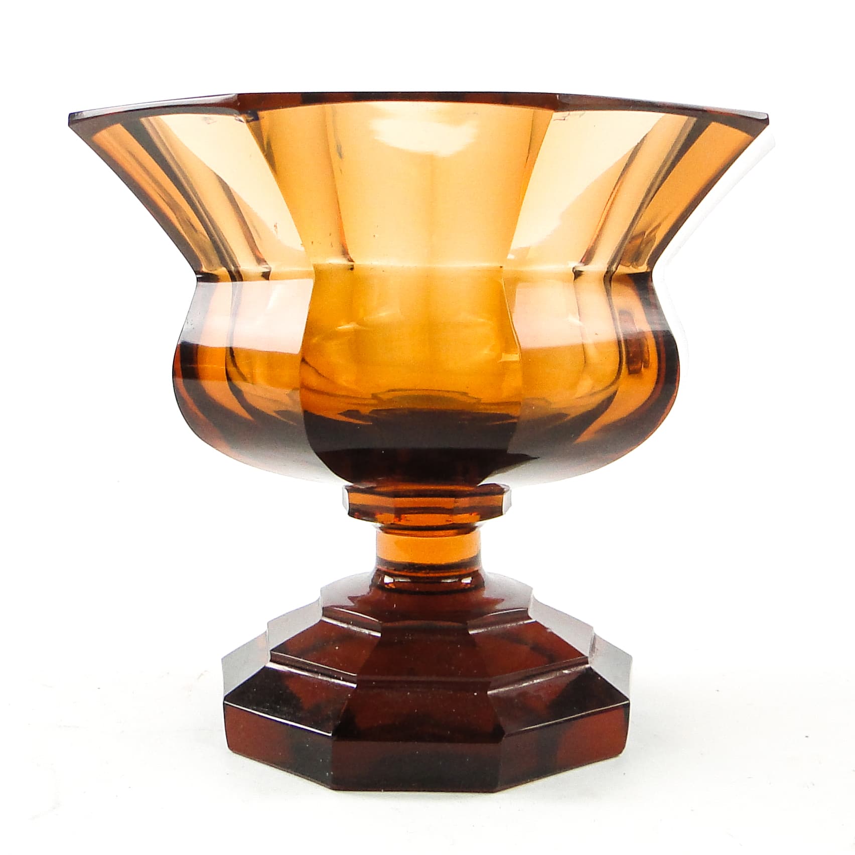 Cup, Art Deco, crystal, Moser, Czechoslovakia, 1930s. - 109805