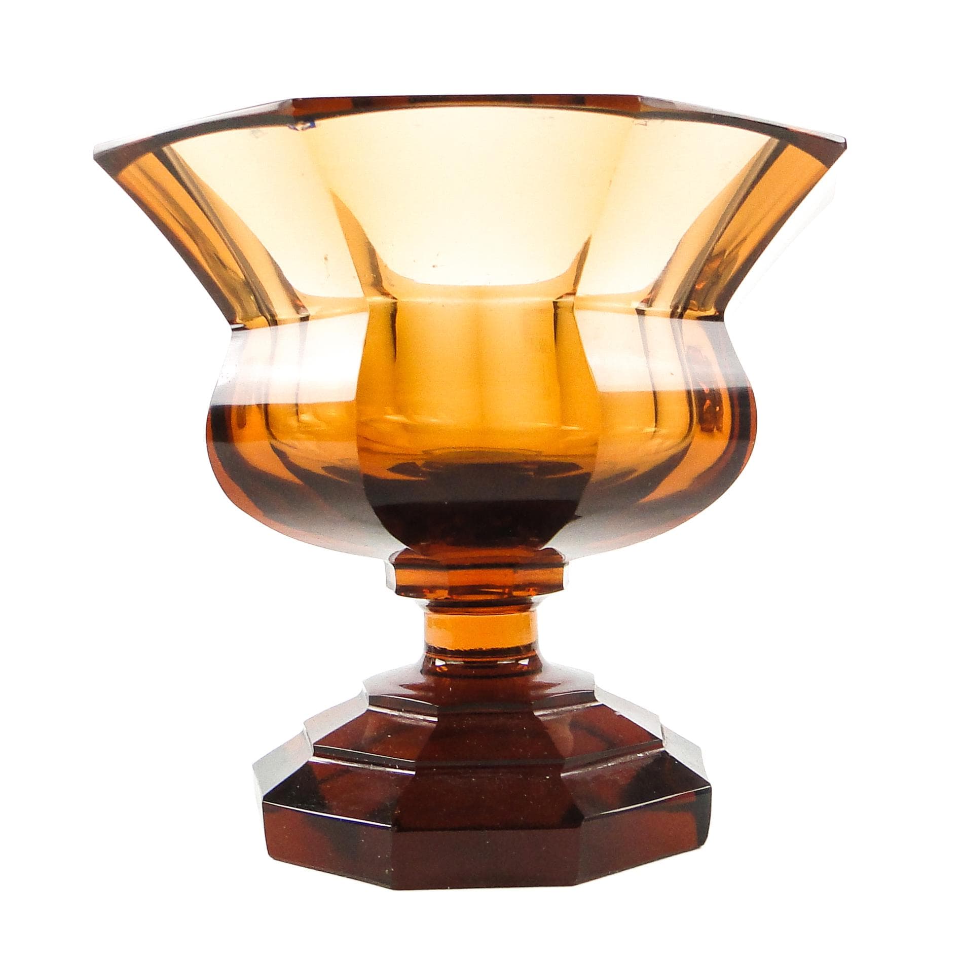 Cup, Art Deco, crystal, Moser, Czechoslovakia, 1930s.