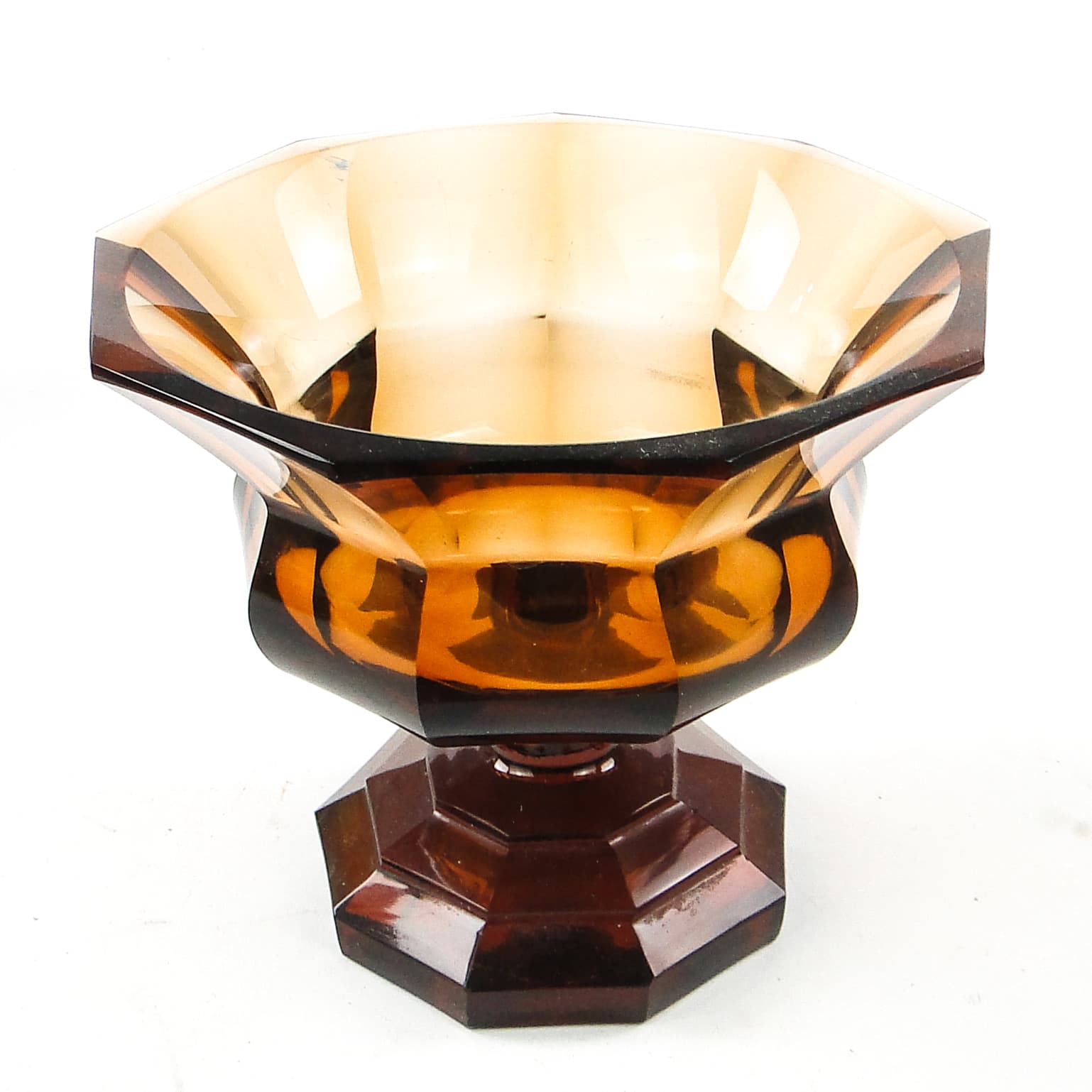 Cup, Art Deco, crystal, Moser, Czechoslovakia, 1930s. - 109804