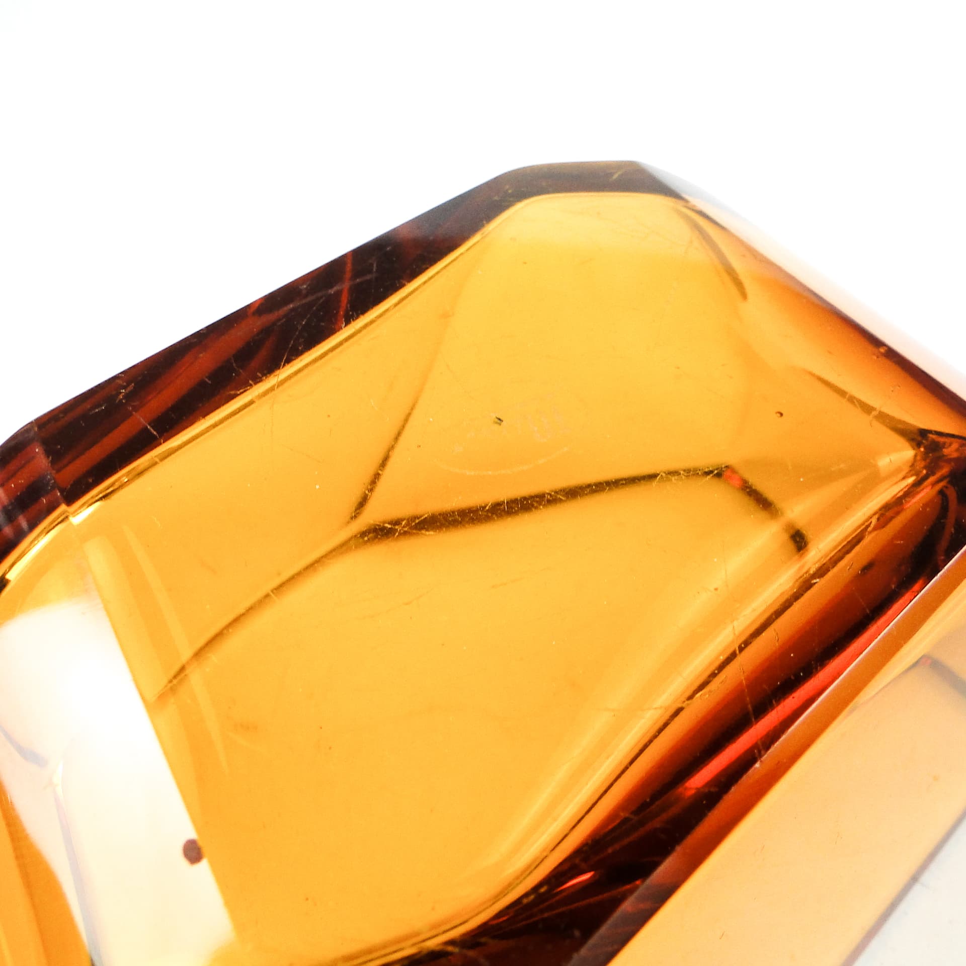 Bomboniera Art Deco, kryształ, Moser, Bohemia, Czechosłowacja, lata 30. - 109827