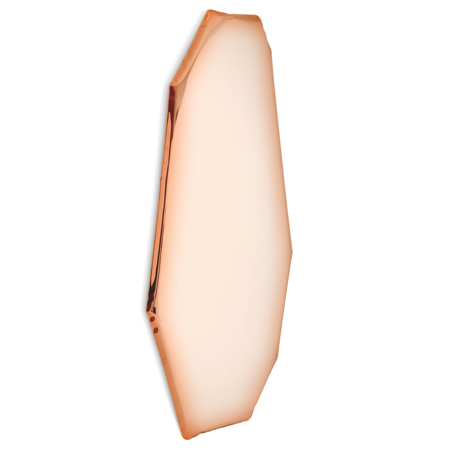 TAFLA C wall mirror, golden, C1, Zieta Studio