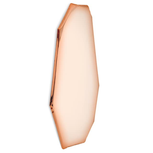 TAFLA C wall mirror, golden, C1, Zieta Studio - DIMENSION