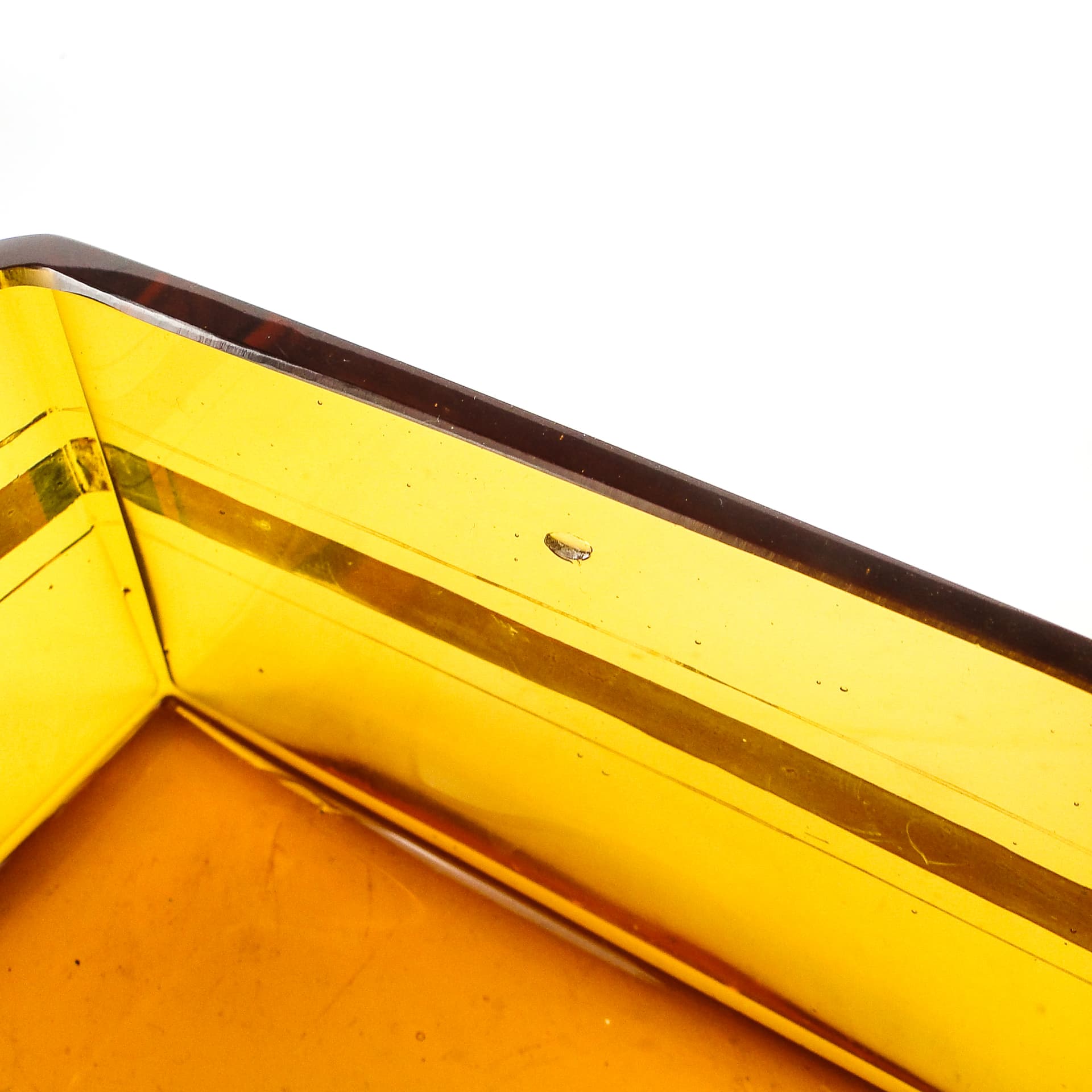 Art Deco Bonbonniere, crystal, Moser, Czechoslovakia, 1930s. - 109865