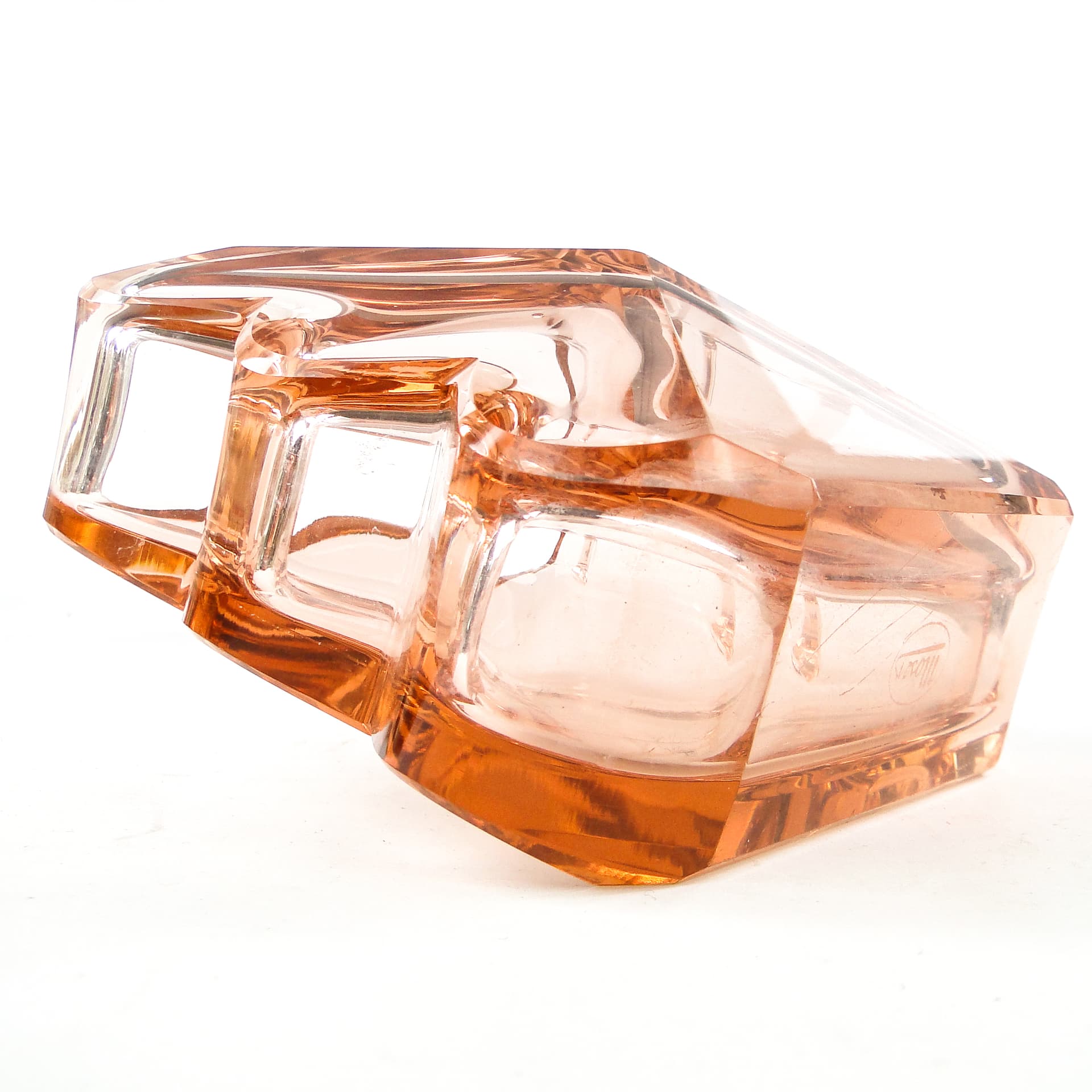 Wazon Art Deco, kryształ, Moser, Czechosłowacja, lata 30. - 109902