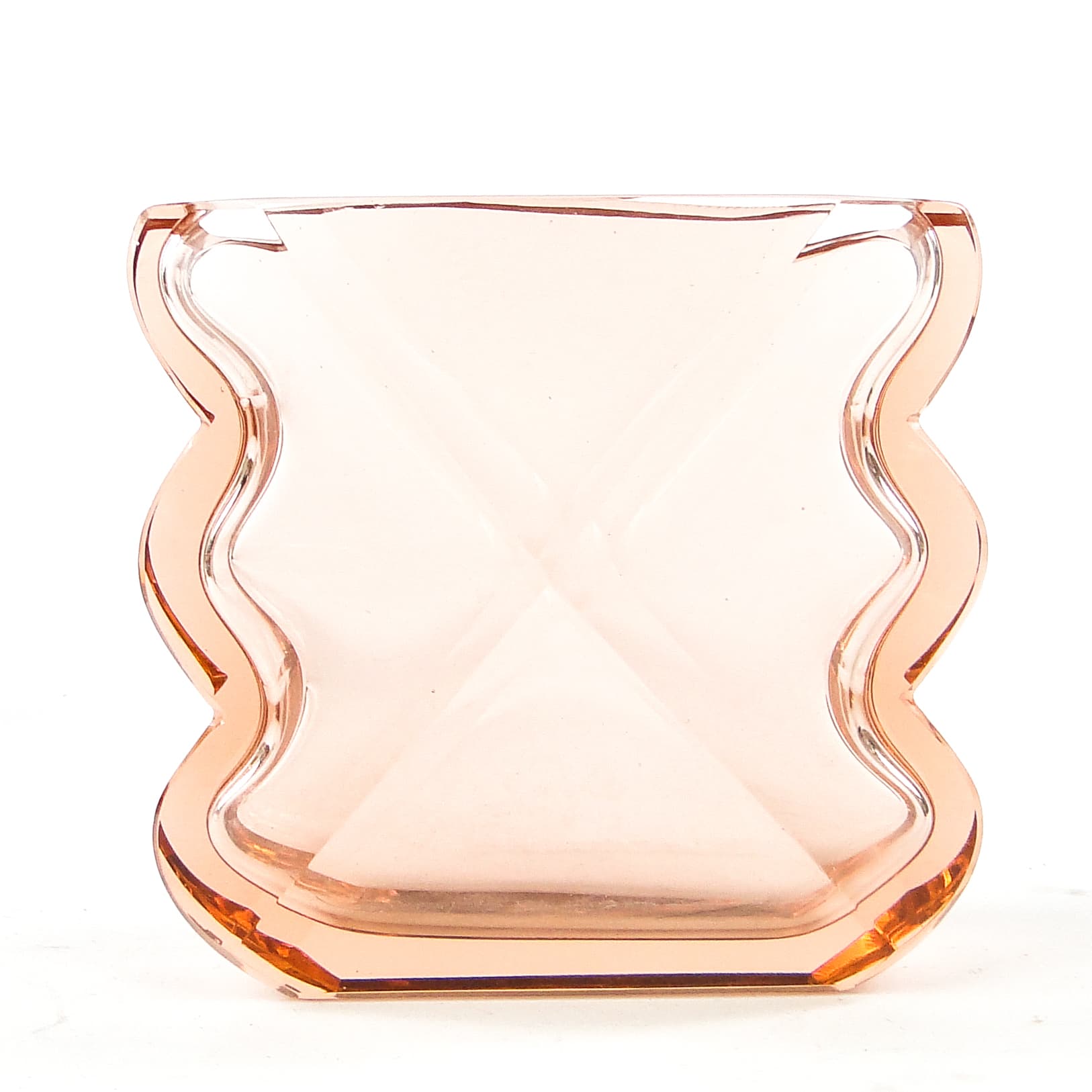 Wazon Art Deco, kryształ, Moser, Czechosłowacja, lata 30. - 109894