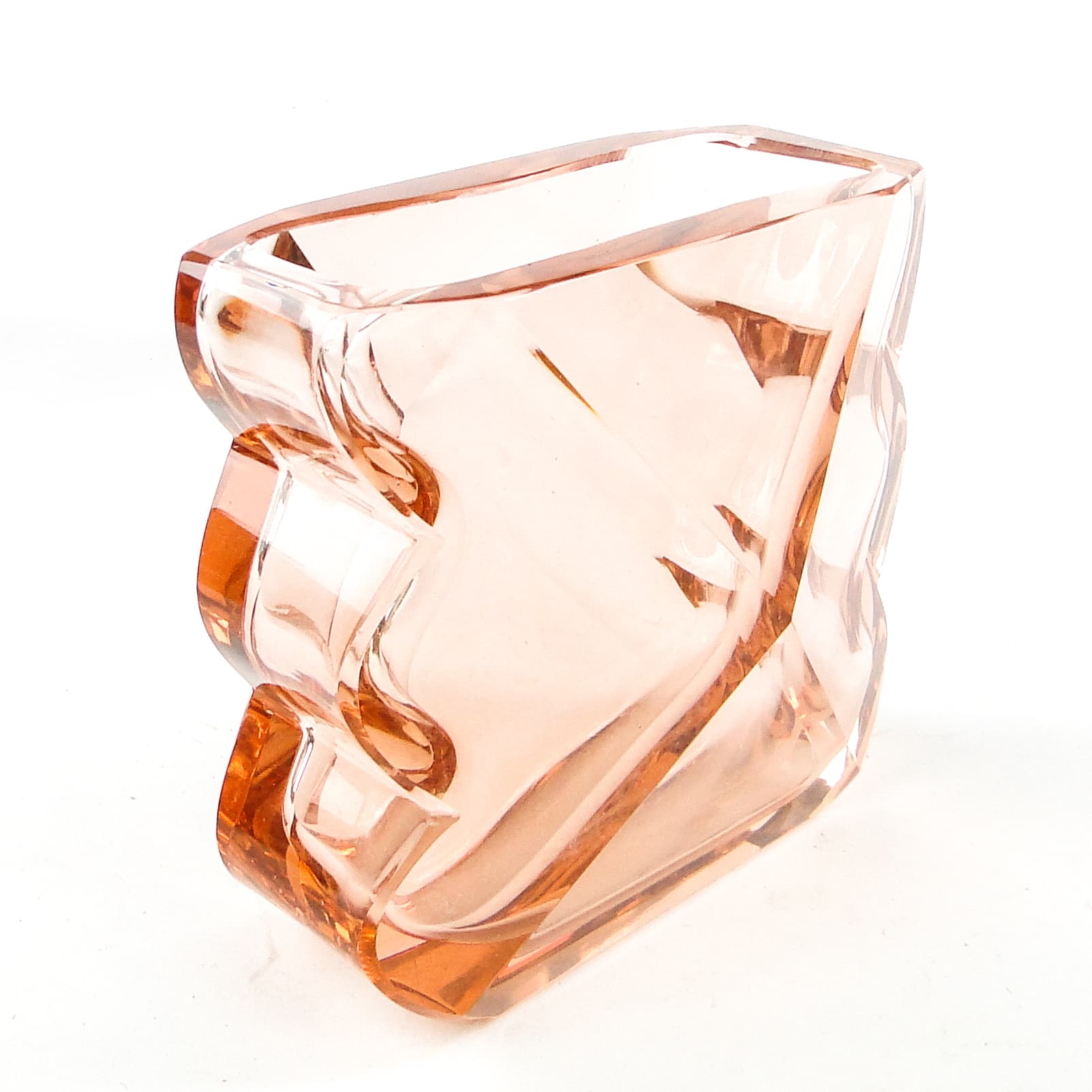 Wazon Art Deco, kryształ, Moser, Czechosłowacja, lata 30. - 109899