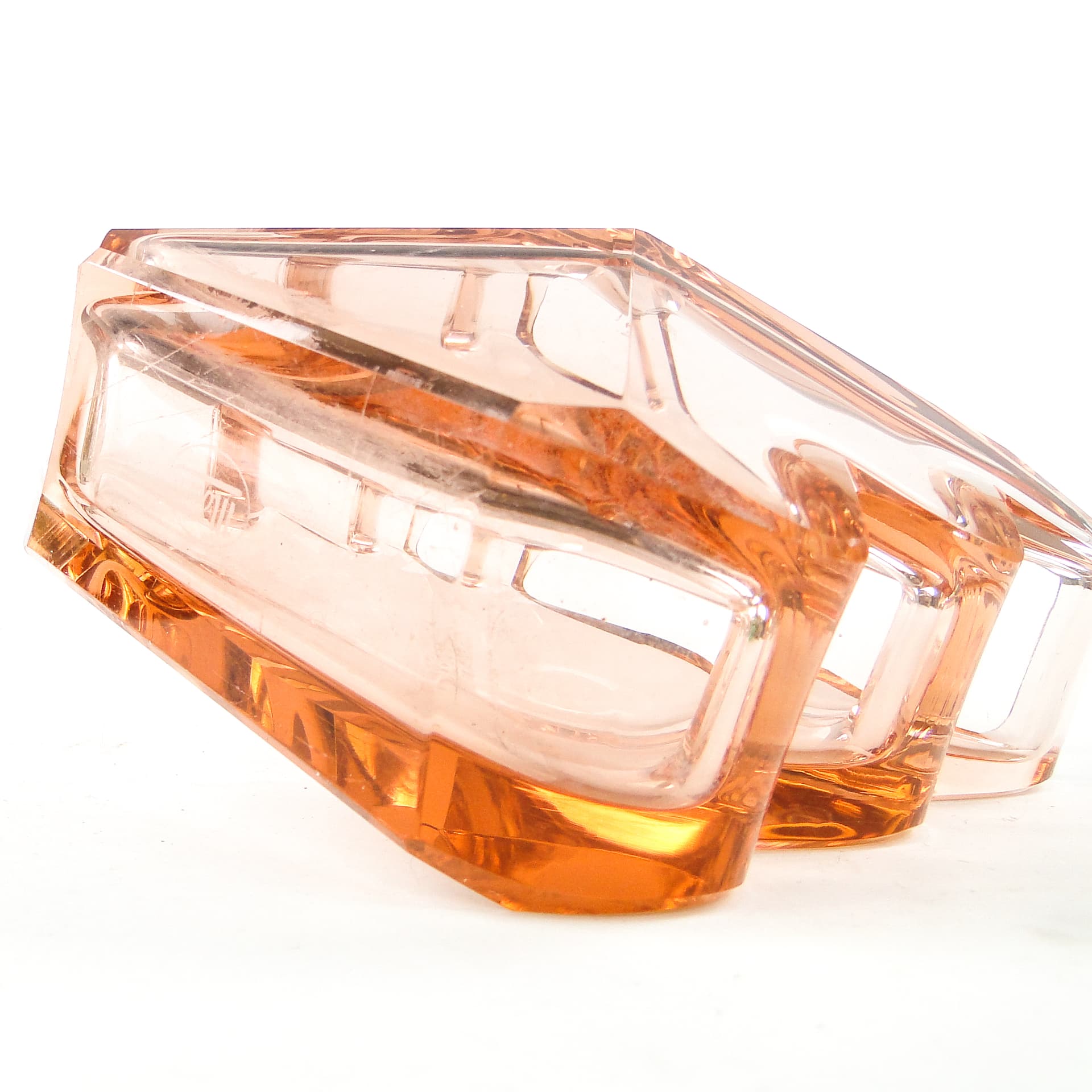 Wazon Art Deco, kryształ, Moser, Czechosłowacja, lata 30. - 109901