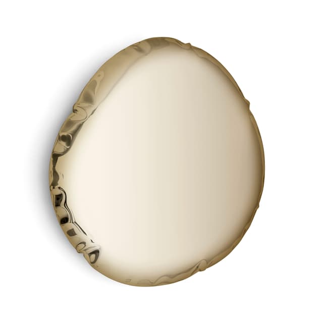 TAFLA O wall mirror, golden, O6, Zieta Studio - DIMENSION