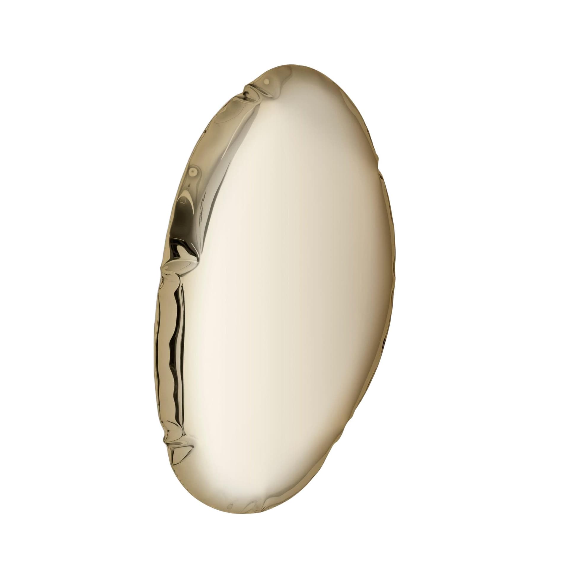 TAFLA O wall mirror, golden, O5, Zieta Studio