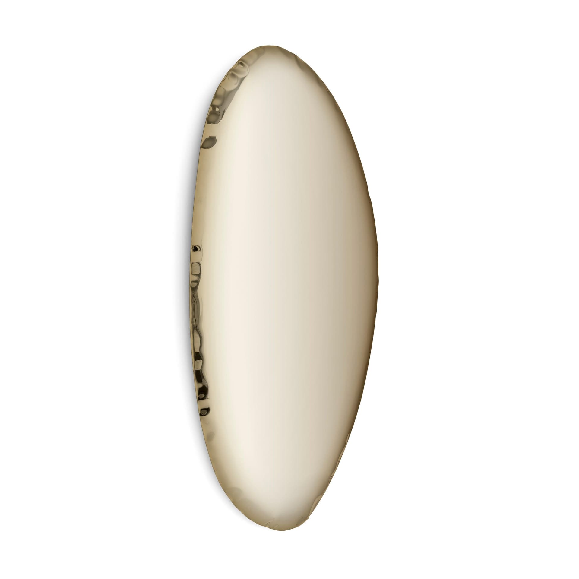 TAFLA O wall mirror, golden, O4, Zieta Studio