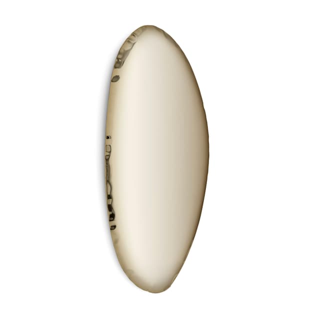 TAFLA O wall mirror, golden, O4, Zieta Studio - DIMENSION