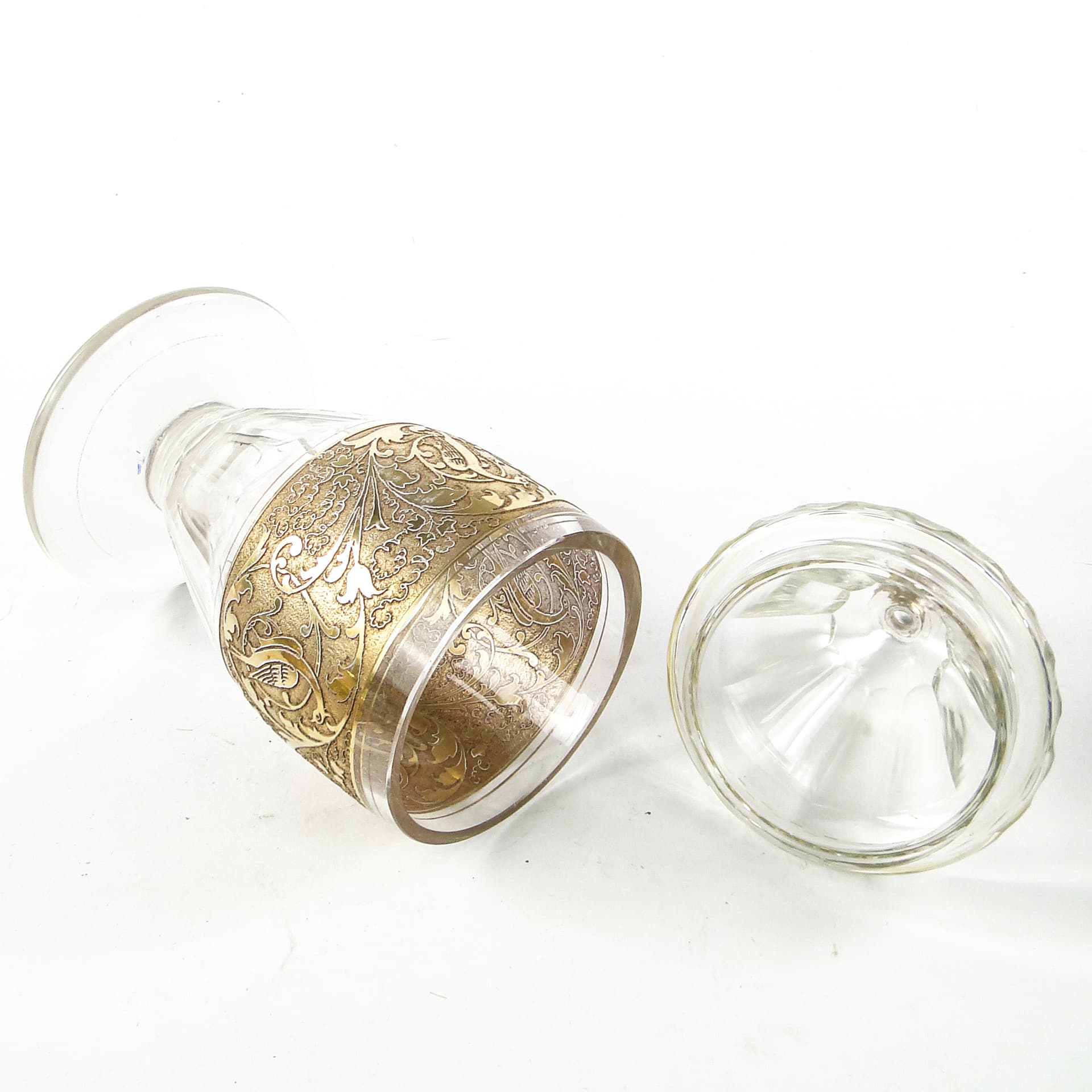 Art Deco bonbonnière, crystal, Czechoslovakia, 1930s. - 110013