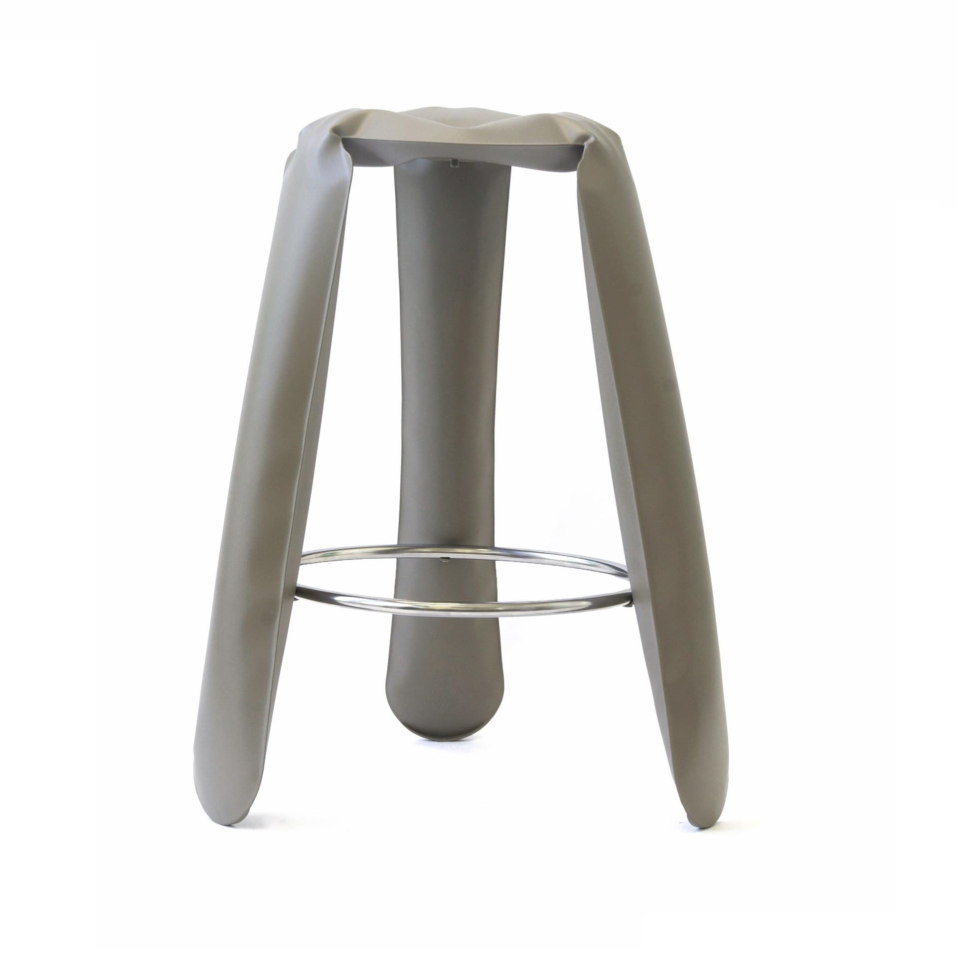 Stołek barowy PLOPP beżowy, 75 cm, Zieta Studio - 119055