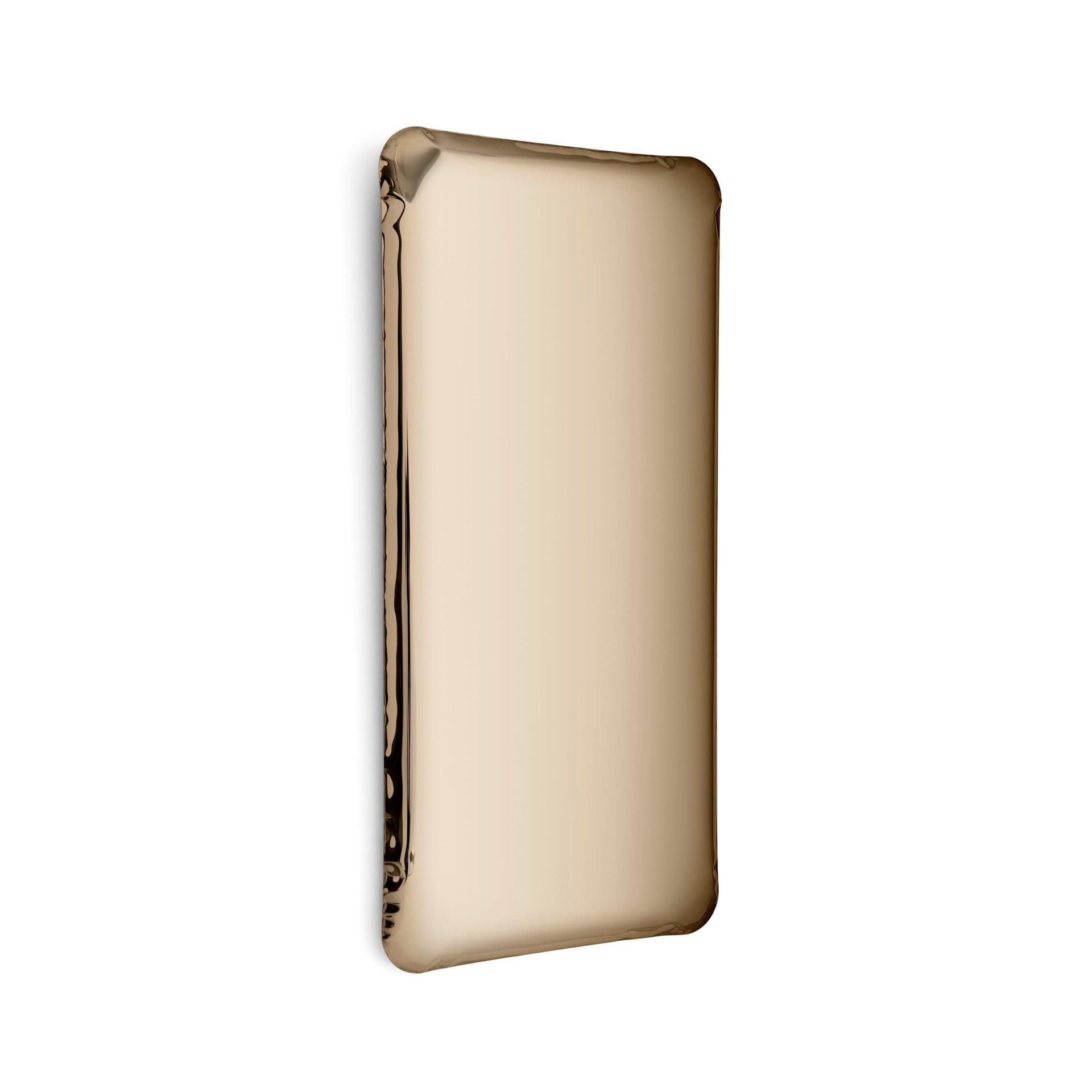 TAFLA Q wall mirror, golden, 120 cm, Zieta Studio - 119047
