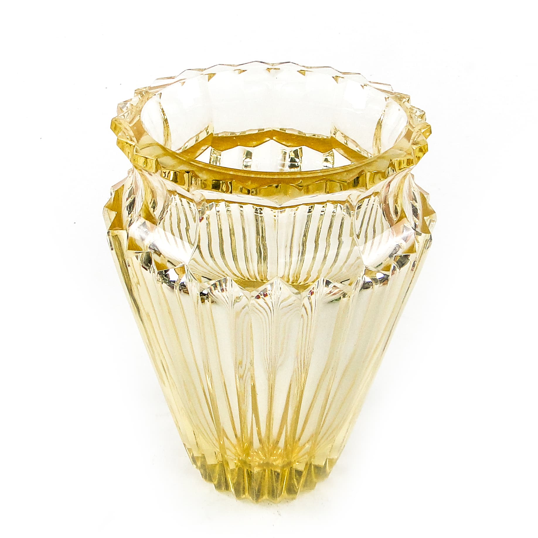 Wazon, Art Deco, kryształ, Moser, Czechosłowacja, lata 30. - 110093