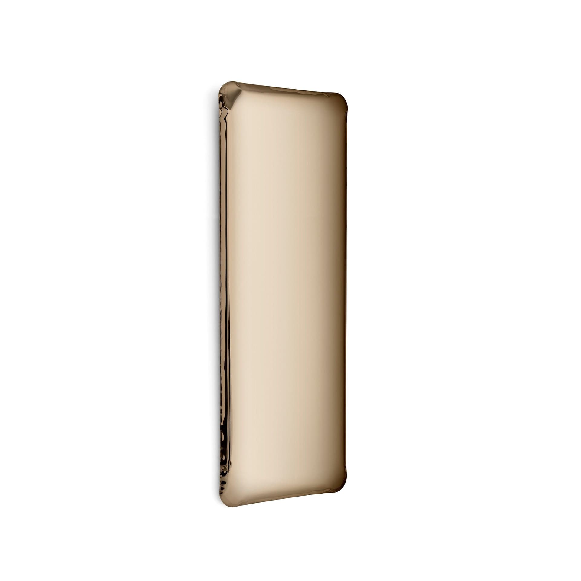 TAFLA Q wall mirror golden 180 cm, Zieta Studio - 123222
