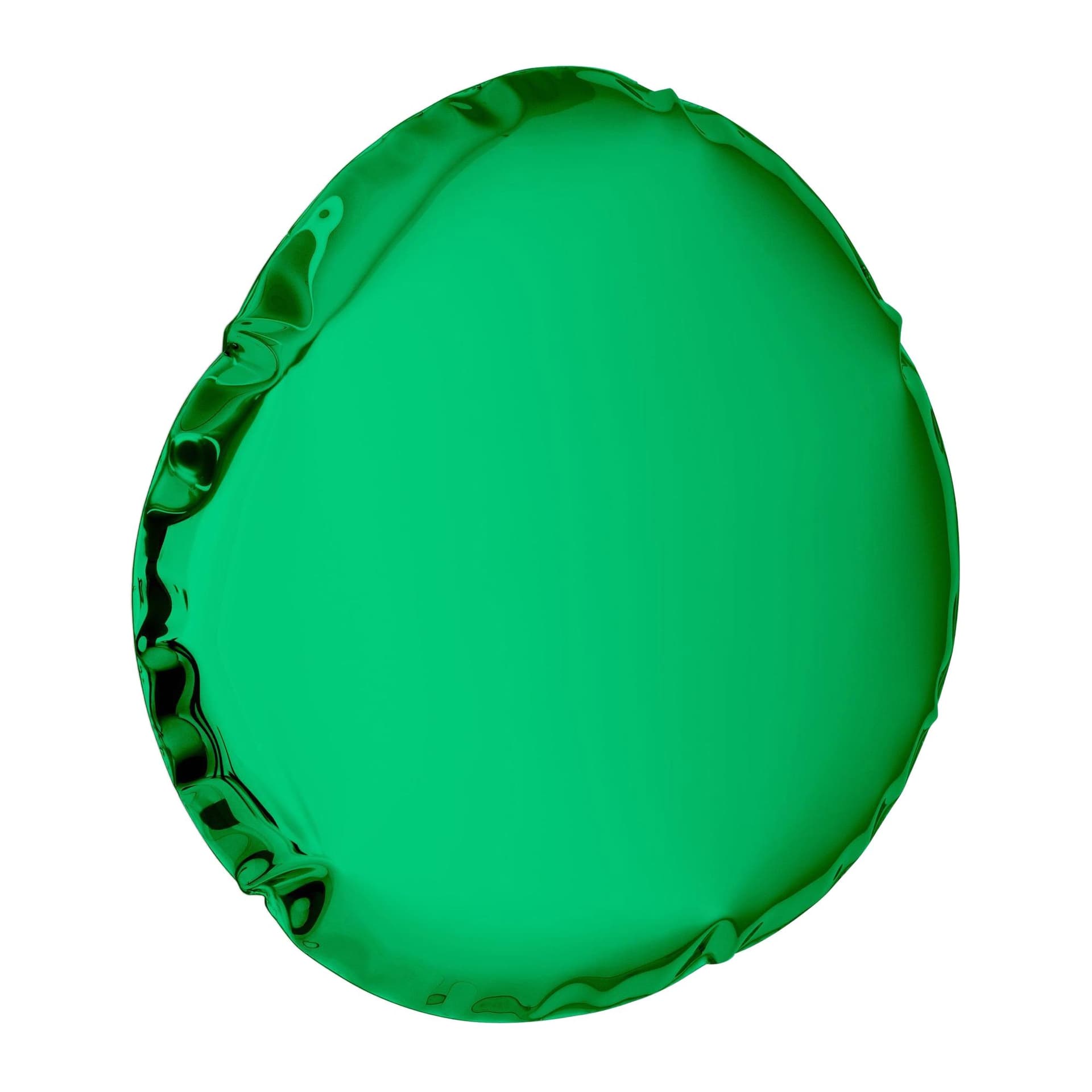 TAFLA O wall mirror, green, O6, Zieta Studio