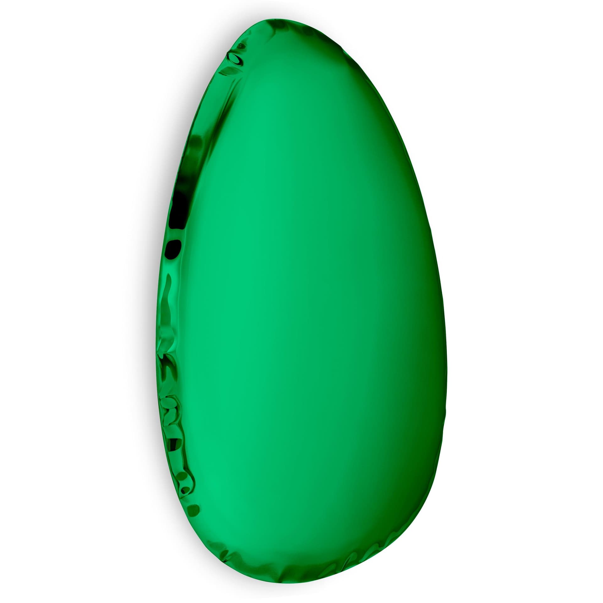 TAFLA O wall mirror, green, O4.5, Zieta Studio