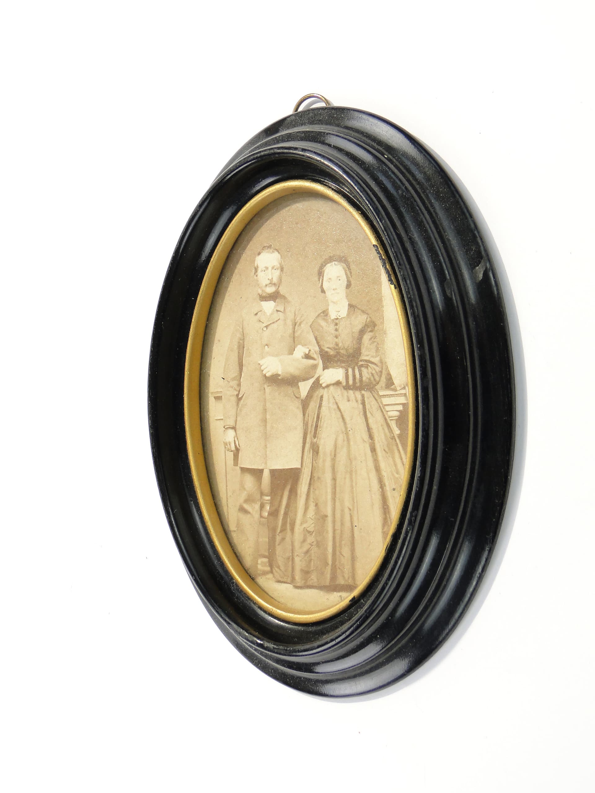 Photo Frame Biedermeier, black mahogany, Germany, early 20th c. - 7878