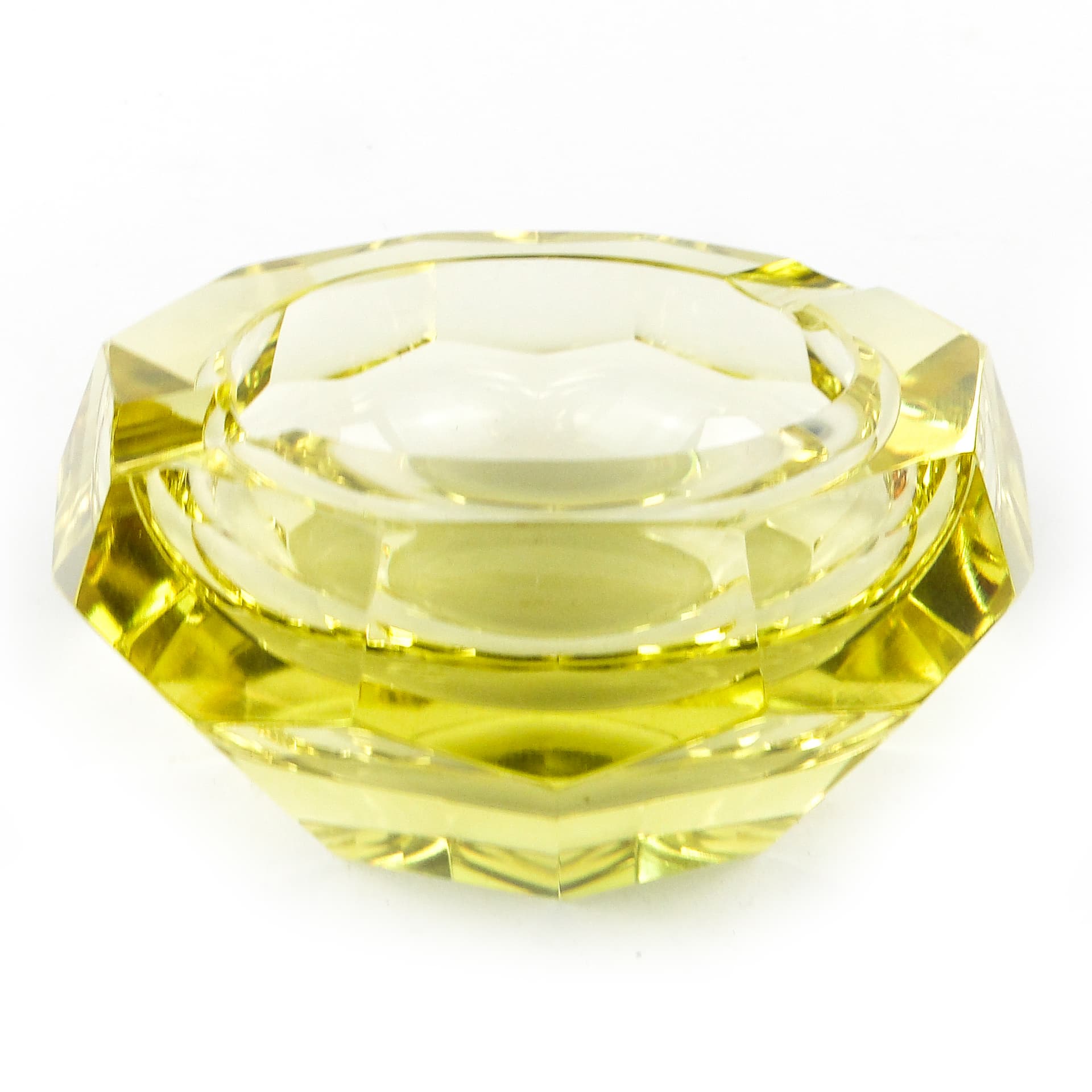 Popielnica Art Deco, kryształ, Czechosłowacja, lata 50. - 110169