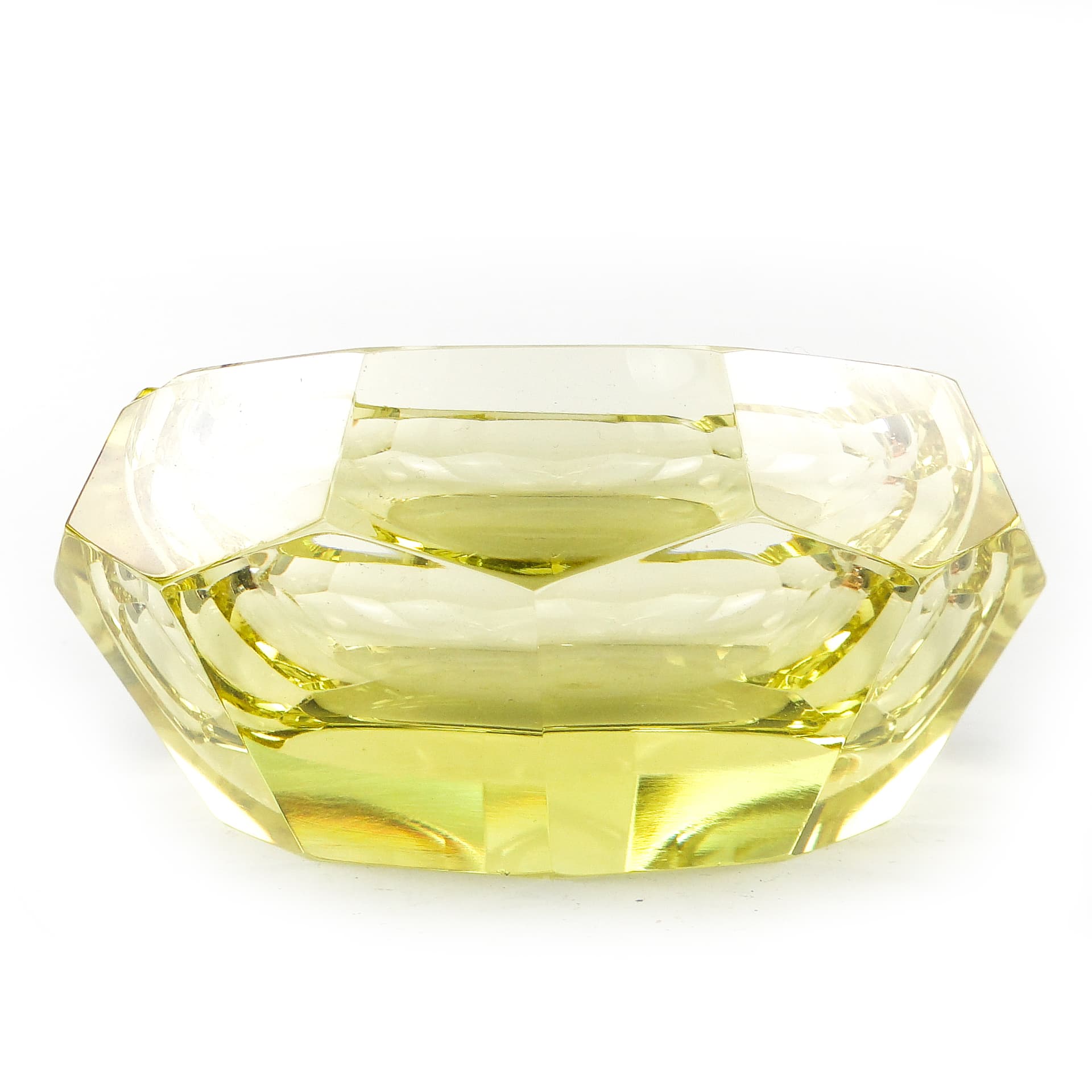 Popielnica Art Deco, kryształ, Czechosłowacja, lata 50. - 110166