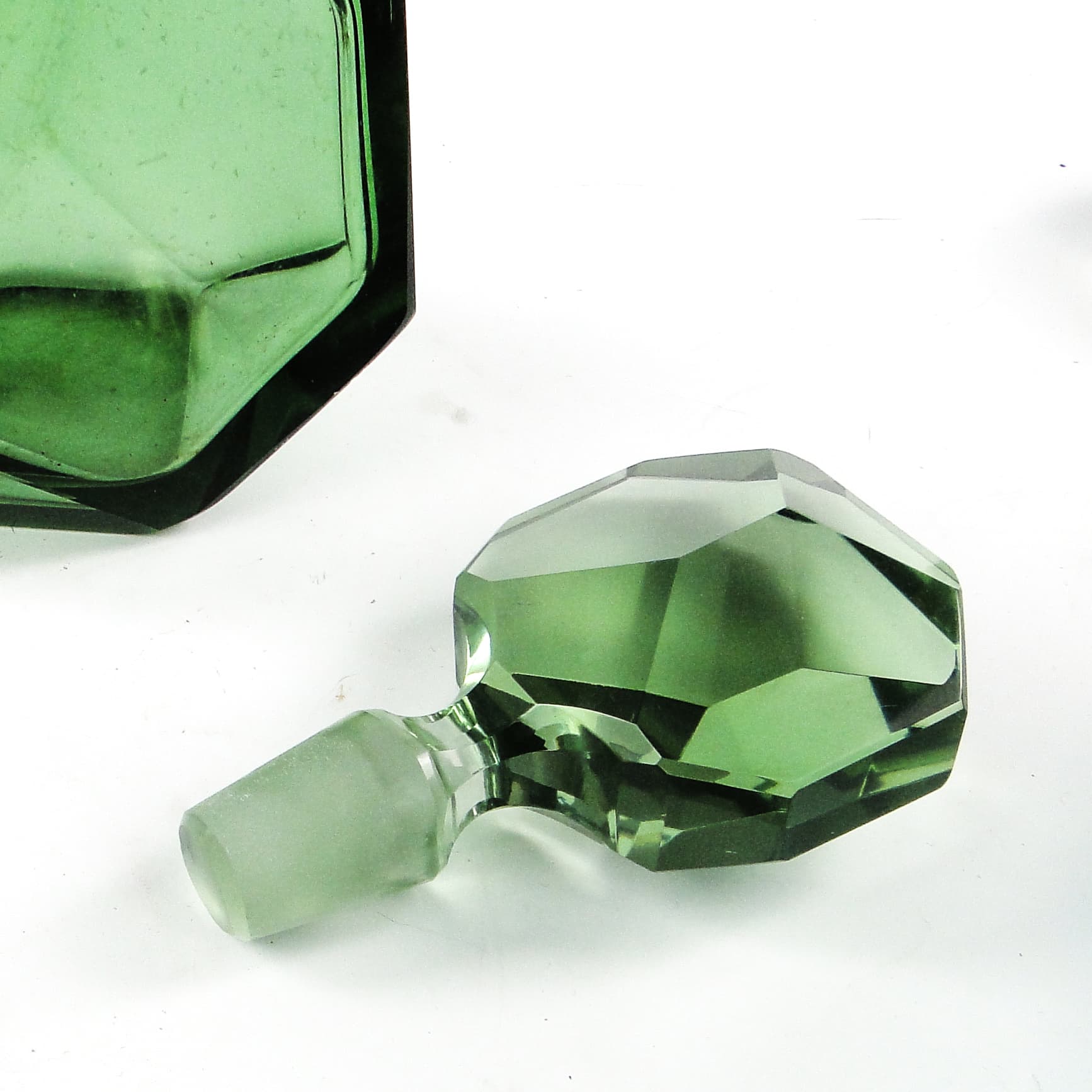 Karafka, Art Deco, kryształ, Moser, Czechosłowacja, lata 50. - 110217