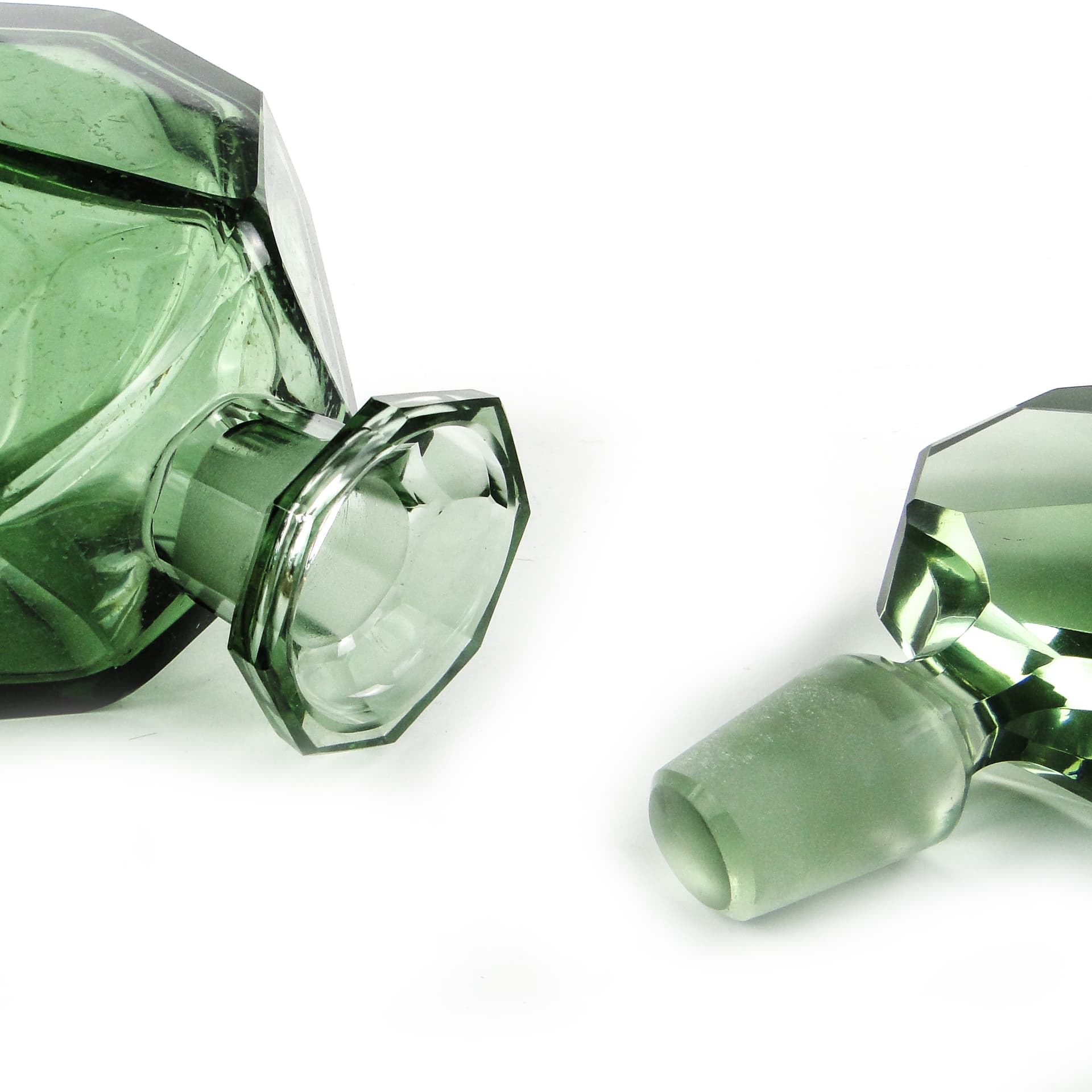 Karafka, Art Deco, kryształ, Moser, Czechosłowacja, lata 50. - 110223