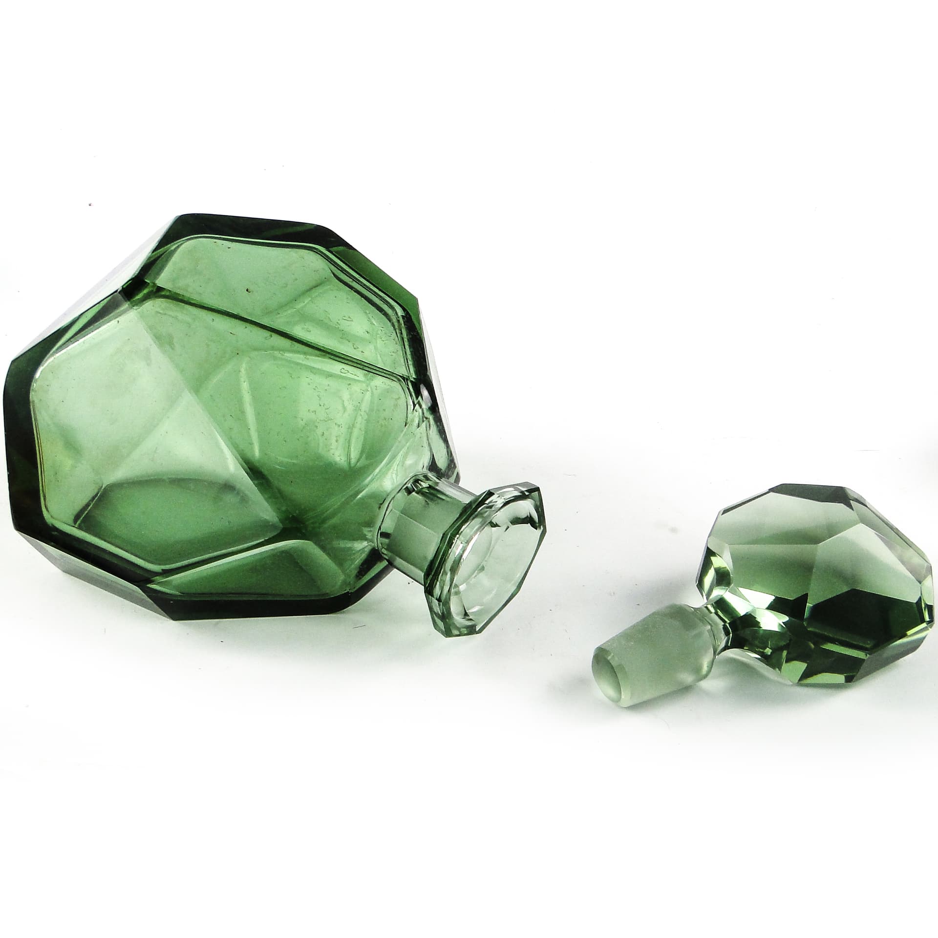 Karafka, Art Deco, kryształ, Moser, Czechosłowacja, lata 50. - 110222